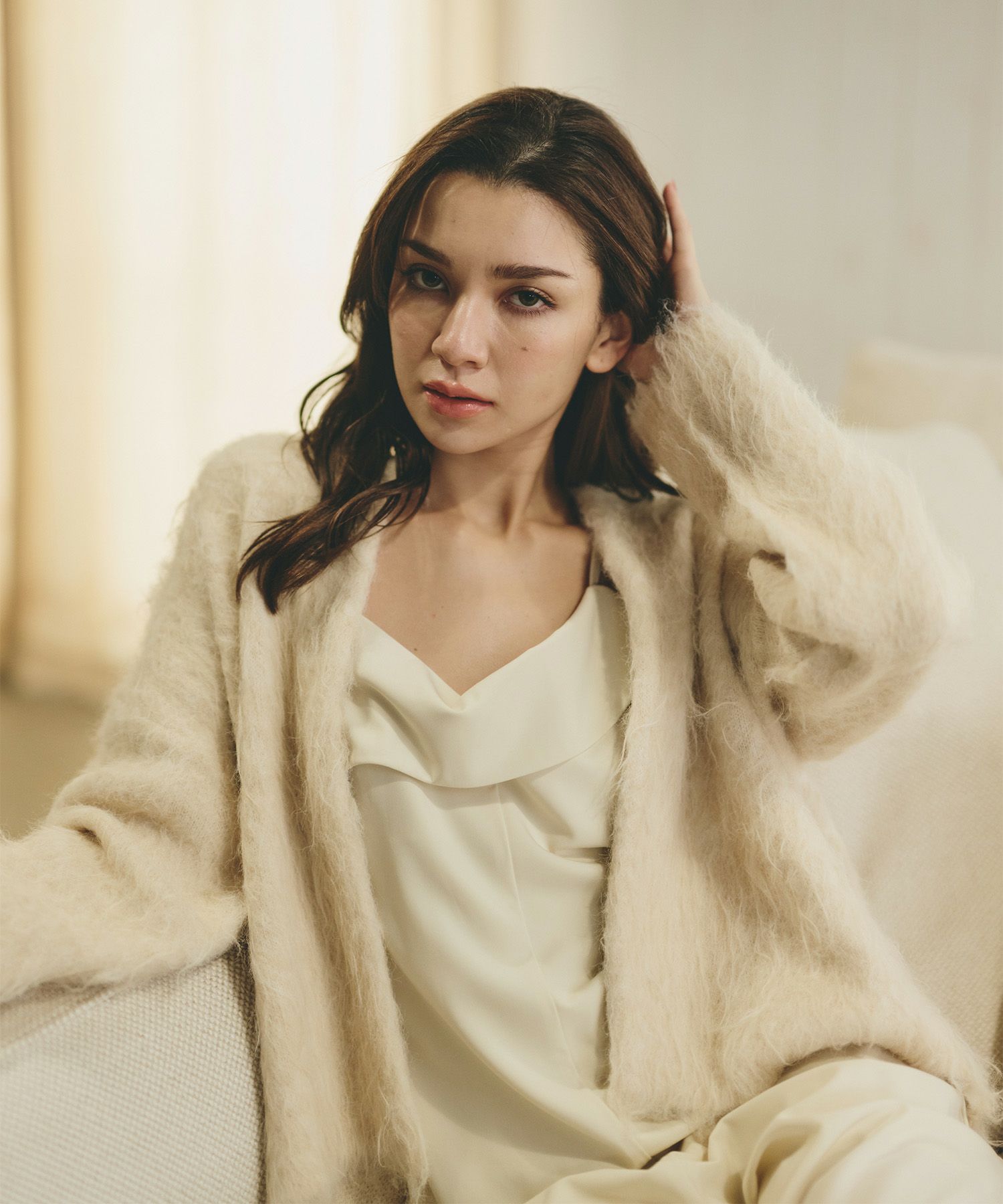 ルームウェア セットアップ キャミソール ワンピース パンツスタイル ラウンジウェア バックオープンモテワンピ お家デート デートコーデ ディナー クリスマス あざと可愛い 羽織 韓国風 綺麗め 細見え カジュアル KINO THE KEI