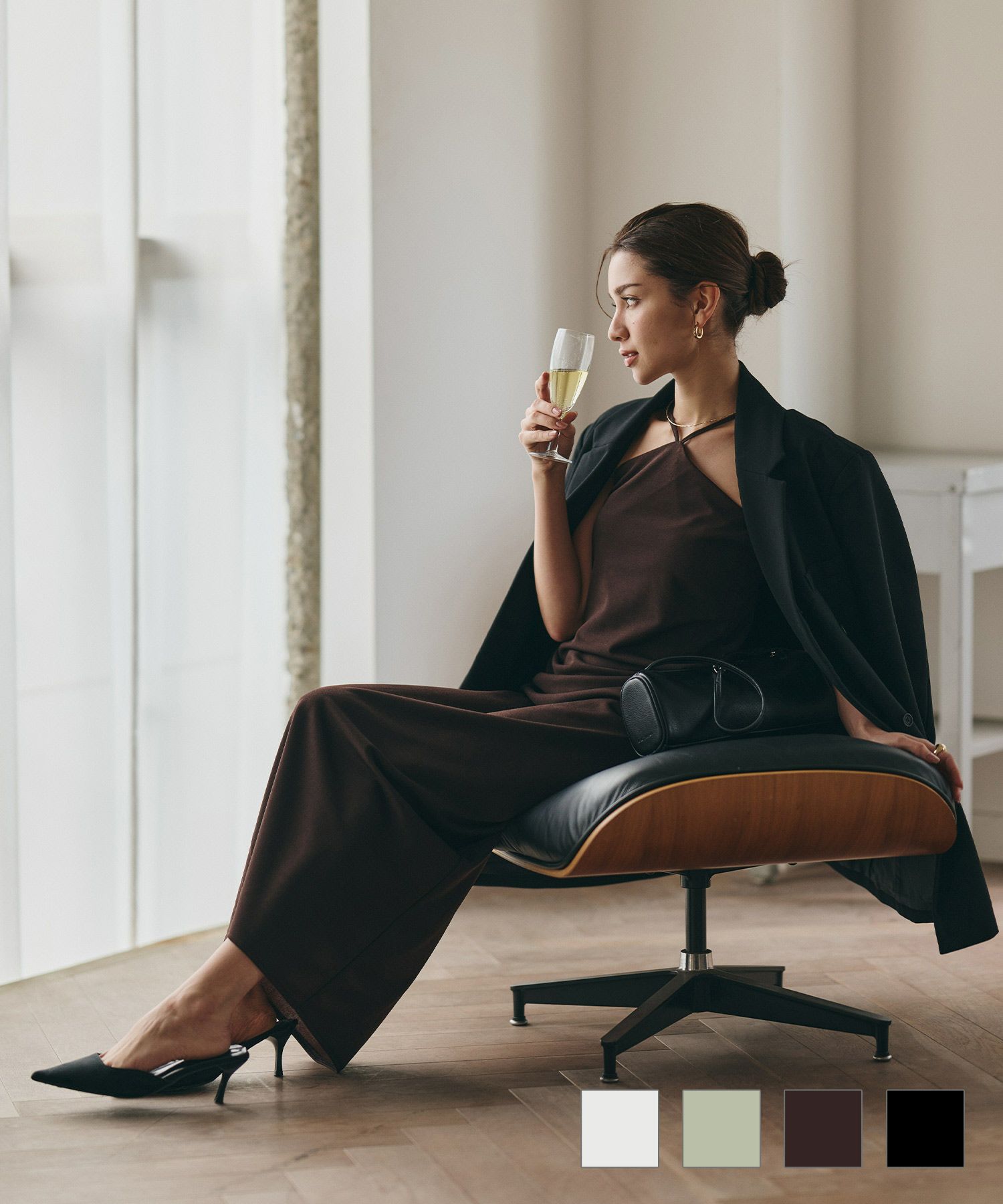 カップつき ホルター キャミソール ワンピース KINO THE KEI