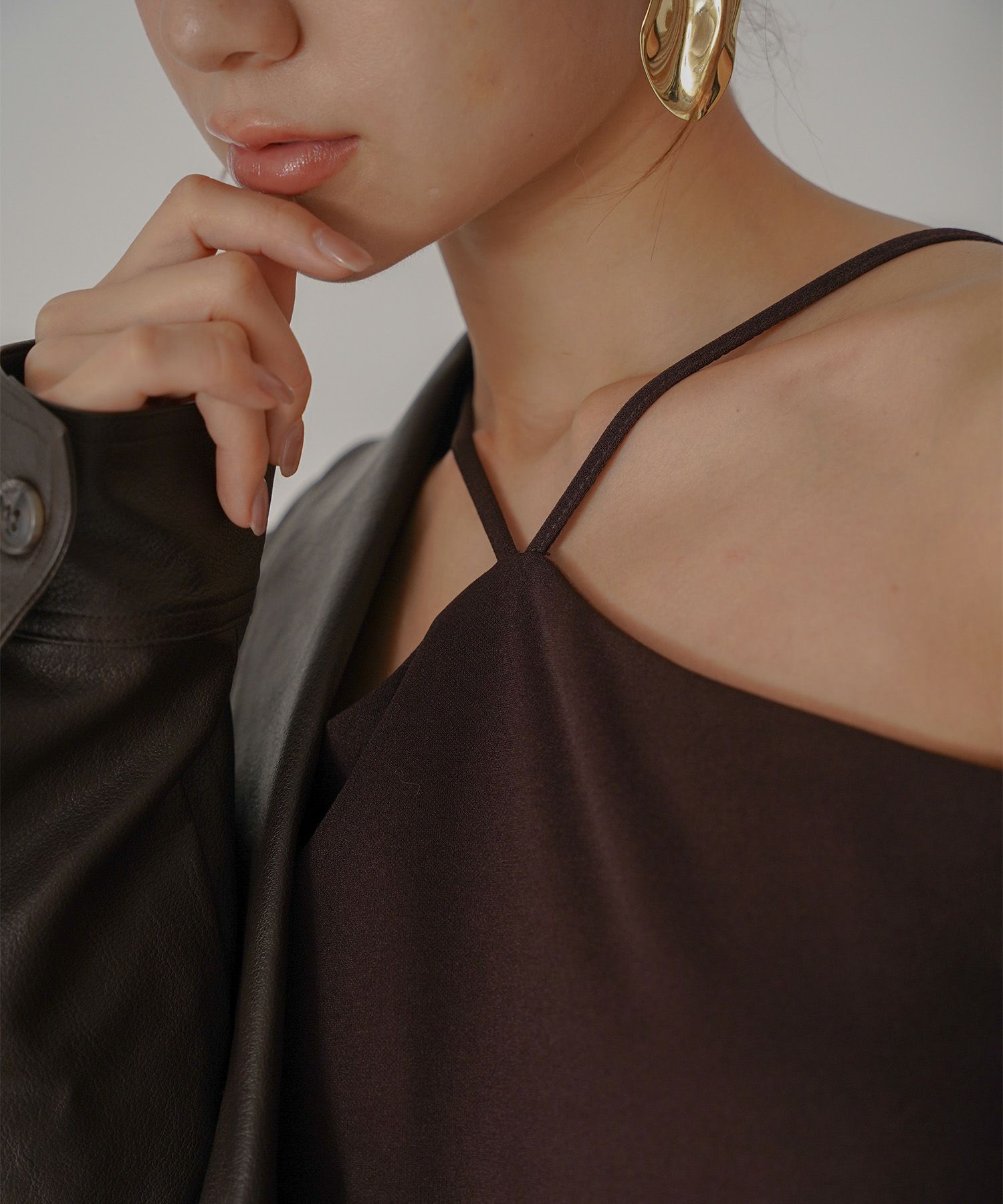 タイトワンピ アメスリ ホルターネック ルームウェア ラウンジウェア バックオープンモテワンピ お家デート デートコーデ ディナー クリスマス 美シルエット ドレス カットソー あざと可愛い 羽織 韓国風 綺麗め 細見え カジュアル KINO THE KEI