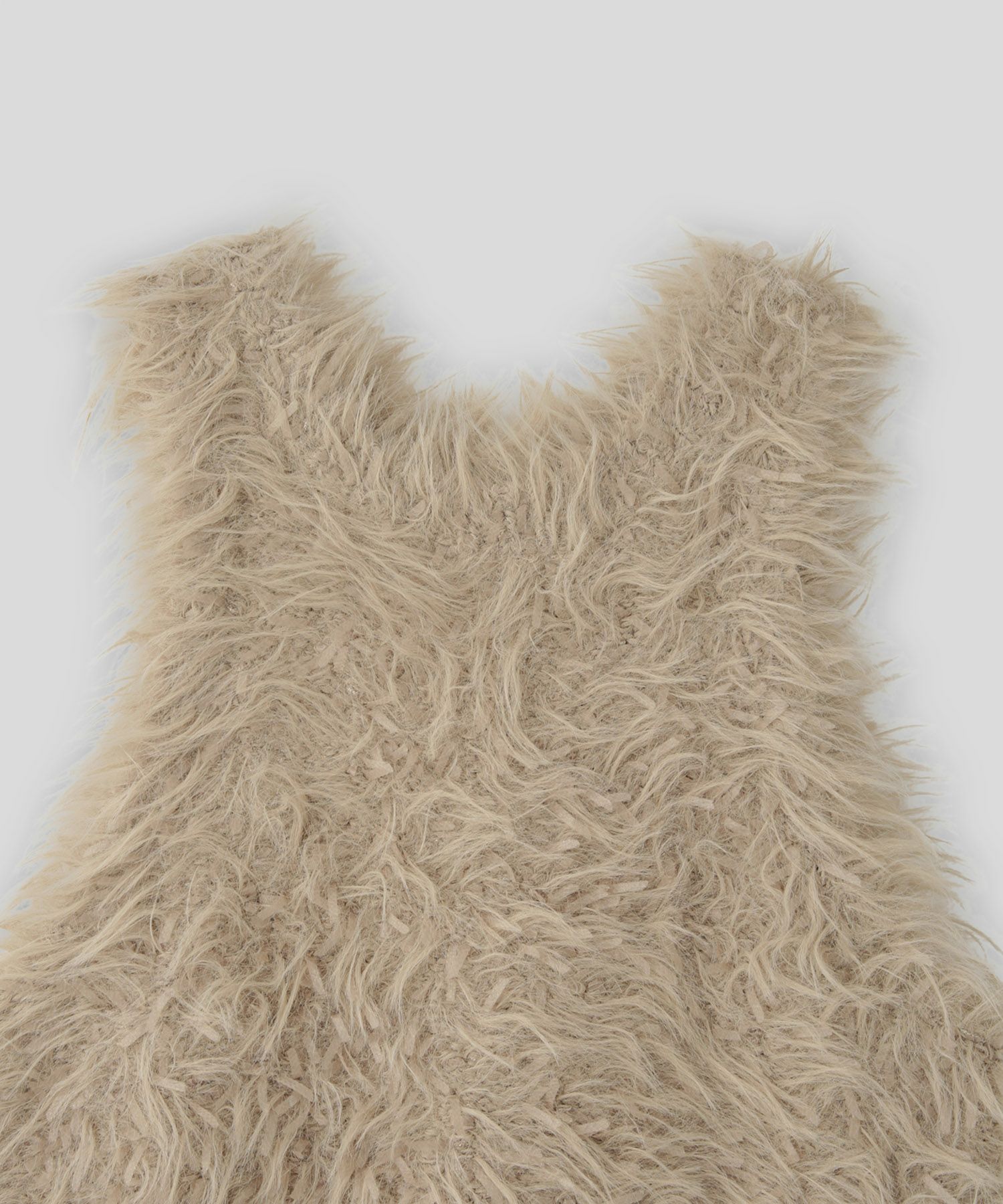 ファー 短丈ニット パーティ アメスリ モテニット デートコーデ ディナー クリスマス あざと可愛い タイトトップス 肌見せ 韓国風 綺麗め 細見え カジュアル KINO THE KEI