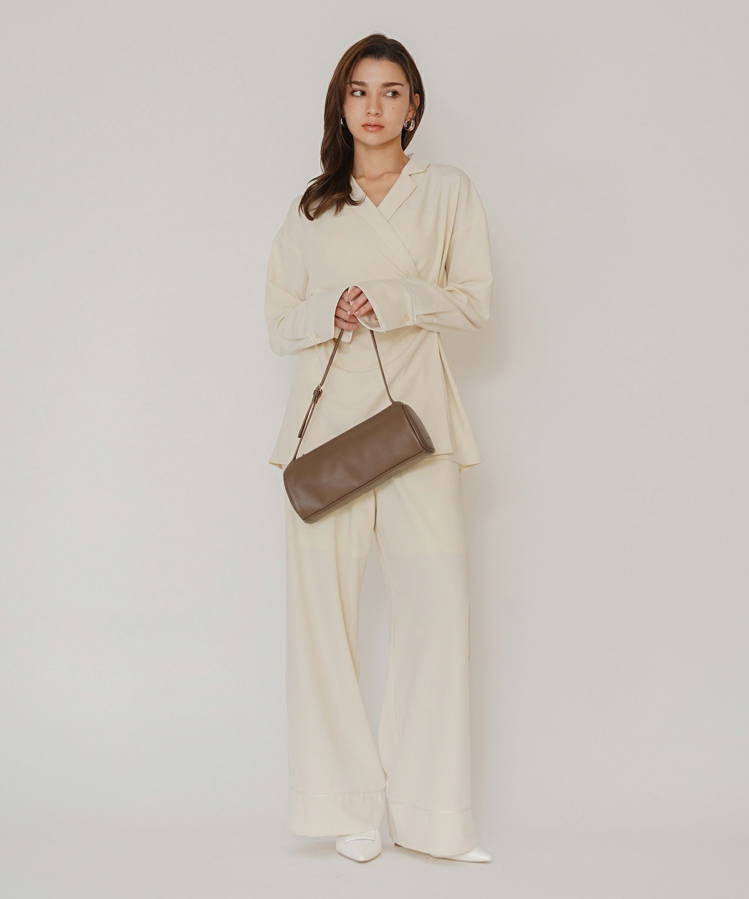 ルームウェア セットアップ パジャマ パンツスタイル ラウンジウェア バックオープンモテワンピ お家デート デートコーデ ディナー クリスマス あざと可愛い 大人パジャマ 楽 ワイドパンツ 韓国風 綺麗め 細見え カジュアル KINO THE KEI