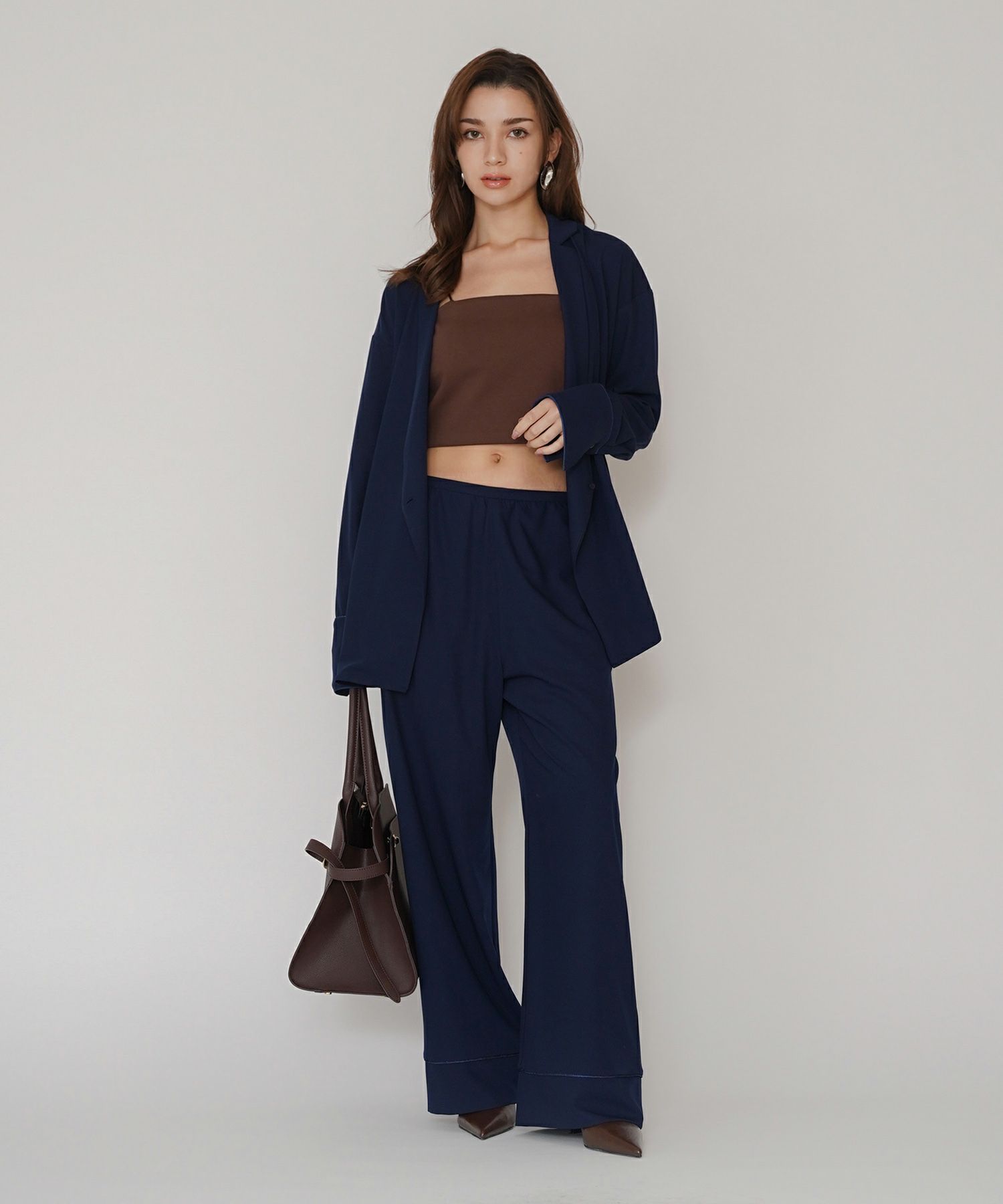 ルームウェア セットアップ パジャマ パンツスタイル ラウンジウェア バックオープンモテワンピ お家デート デートコーデ ディナー クリスマス あざと可愛い 大人パジャマ 楽 ワイドパンツ 韓国風 綺麗め 細見え カジュアル KINO THE KEI