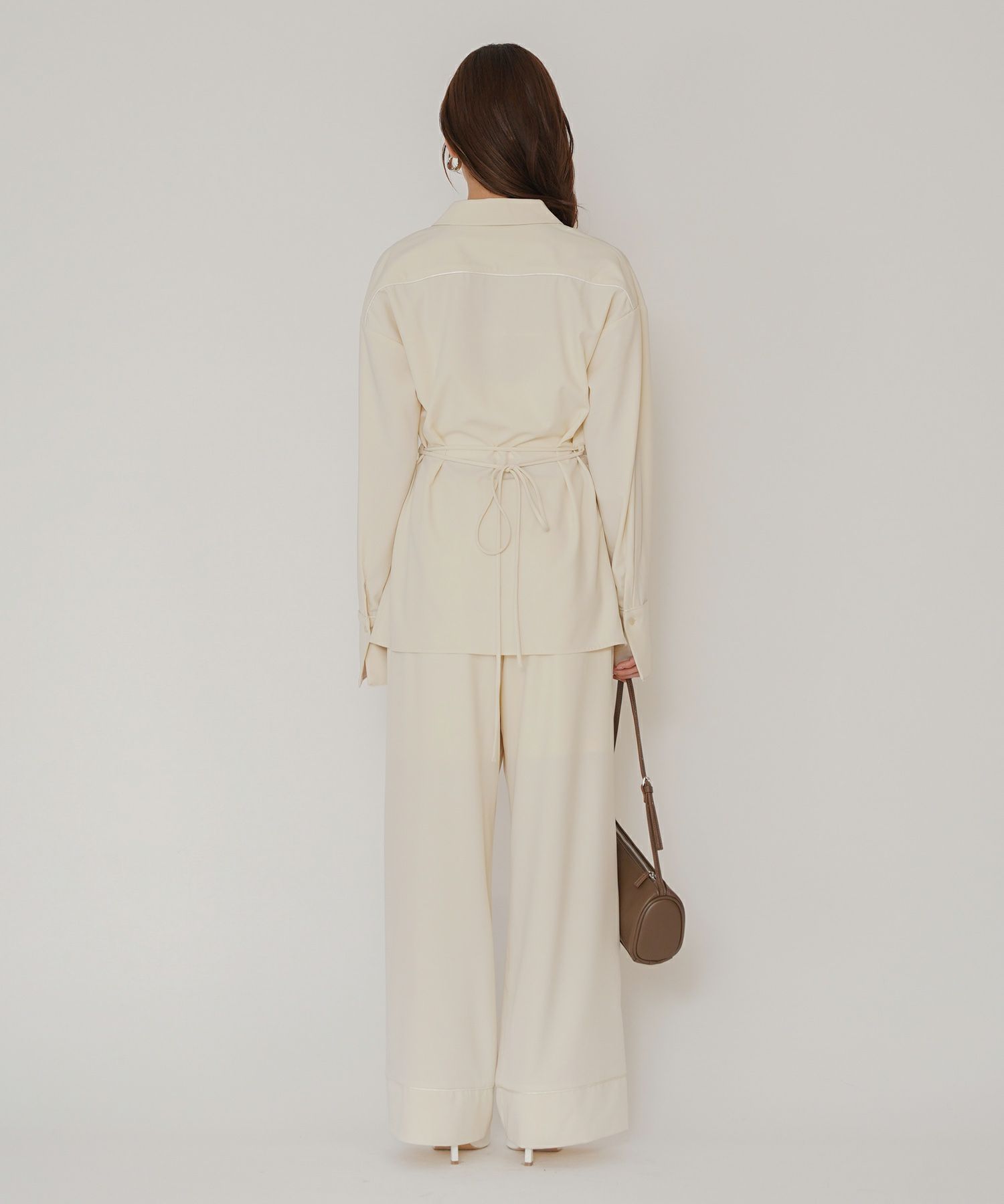 ルームウェア セットアップ パジャマ パンツスタイル ラウンジウェア バックオープンモテワンピ お家デート デートコーデ ディナー クリスマス あざと可愛い 大人パジャマ 楽 ワイドパンツ 韓国風 綺麗め 細見え カジュアル KINO THE KEI