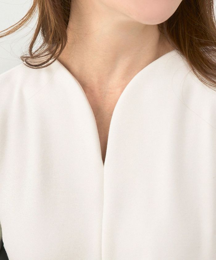 洗濯可 マシンウォッシャブル 大人可愛い 上品 きれいめ 体型カバー オフィス 大人カジュアル フェミニン ジョイントスペース