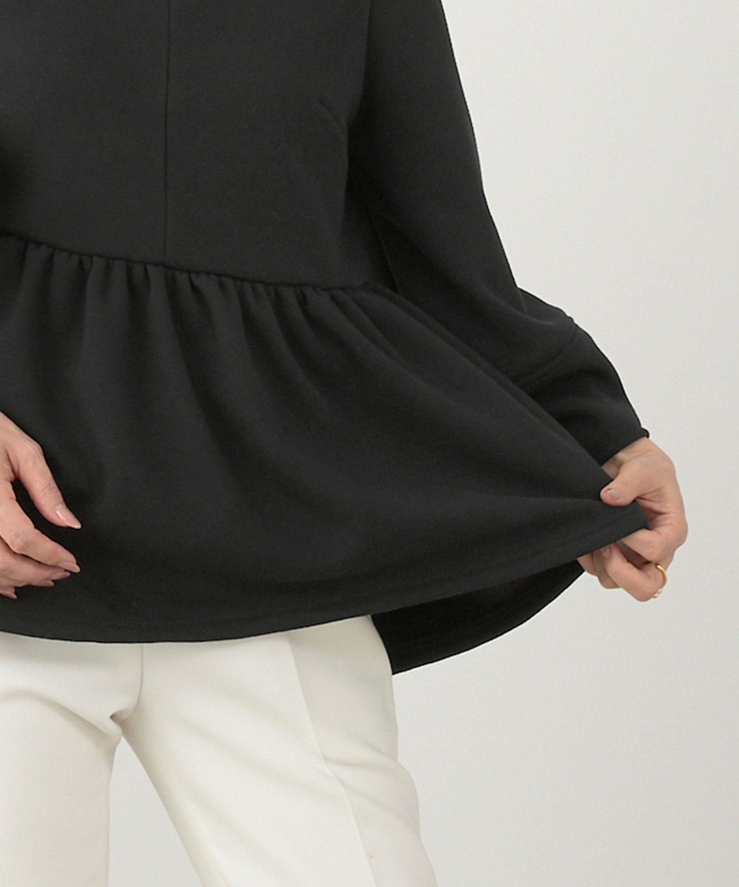 洗濯可 マシンウォッシャブル 大人可愛い 上品 きれいめ 体型カバー オフィス 大人カジュアル フェミニン ジョイントスペース