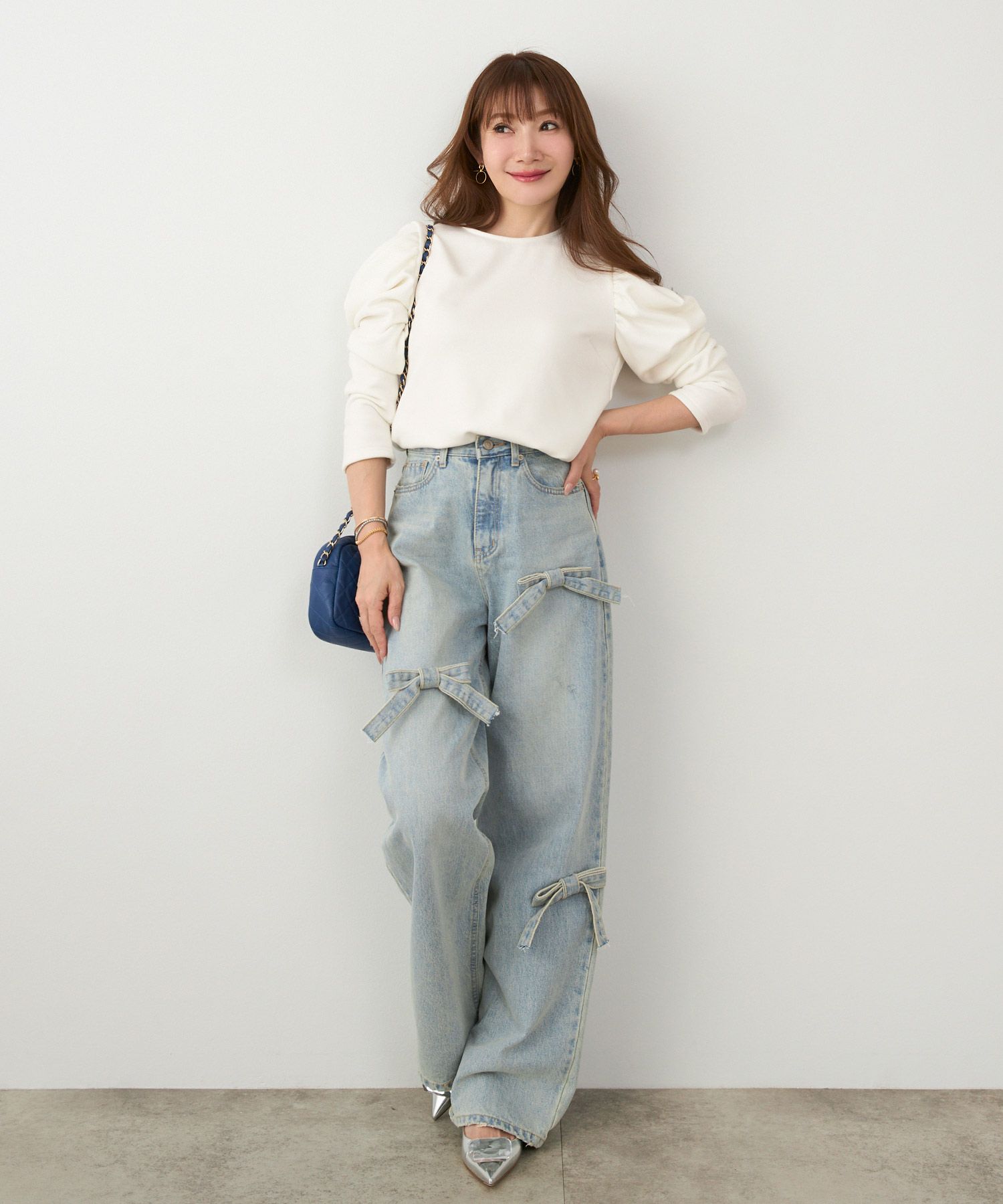 洗濯可 マシンウォッシャブル 大人可愛い 上品 きれいめ 体型カバー オフィス 大人カジュアル フェミニン ジョイントスペース