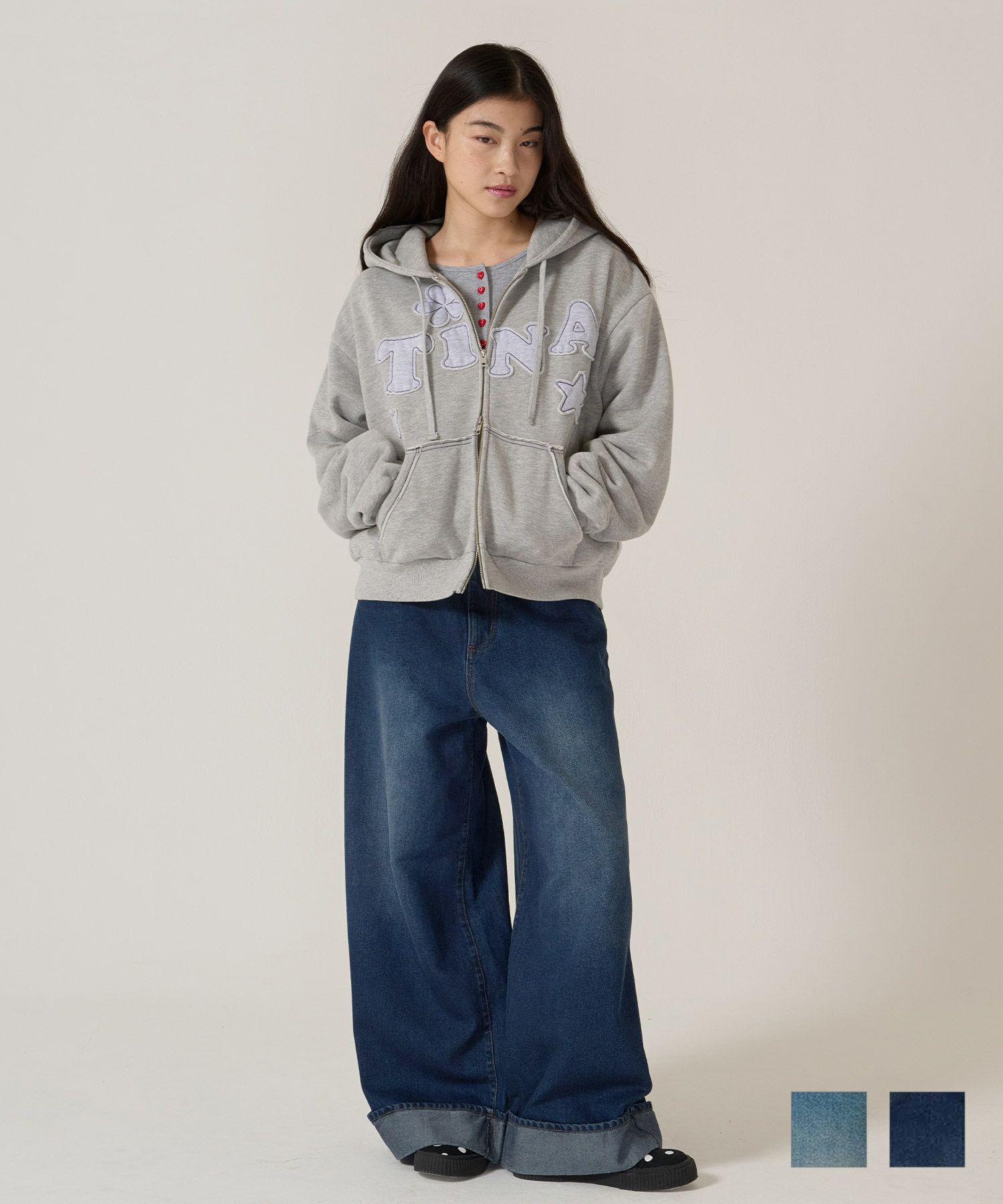 ワイド/バギー/デニム/パンツ