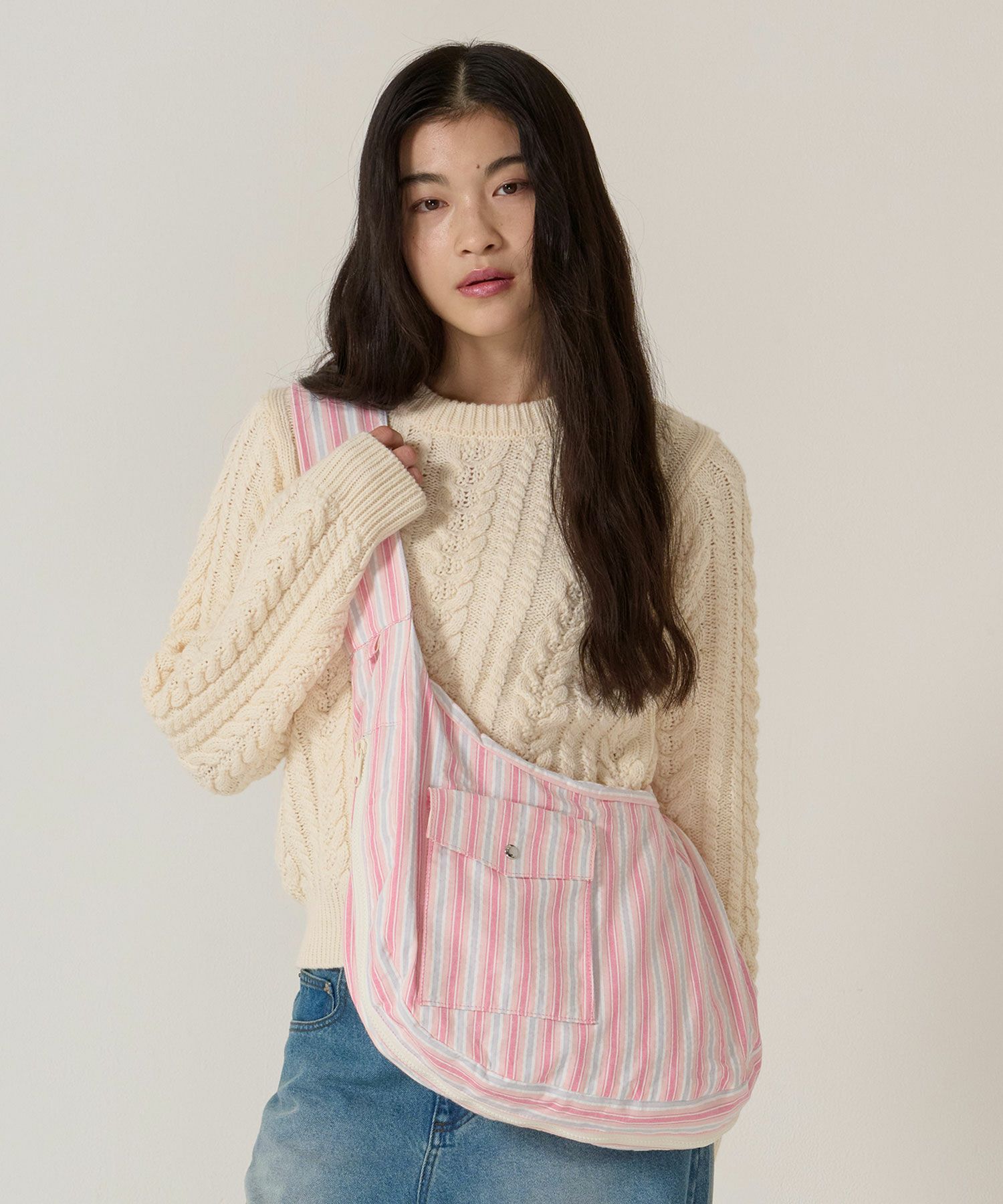 ショルダー/バッグ/ストライプ