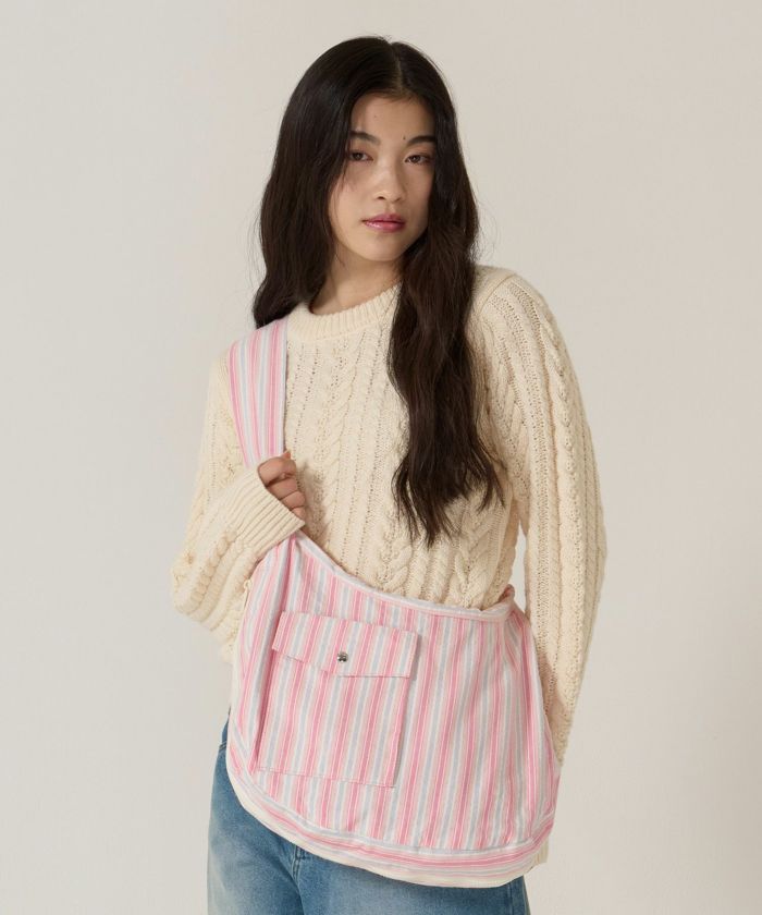 ショルダー/バッグ/ストライプ