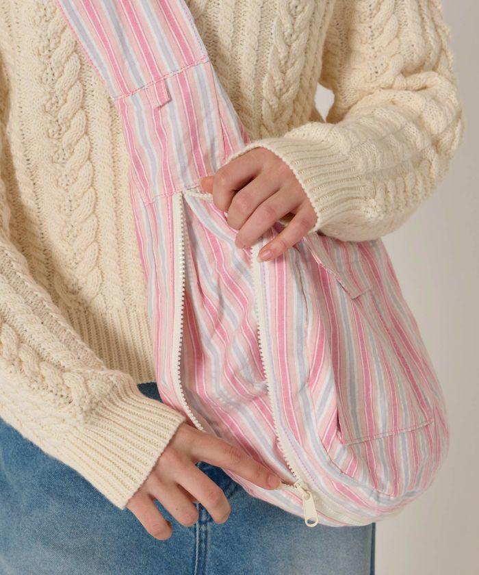 ショルダー/バッグ/ストライプ