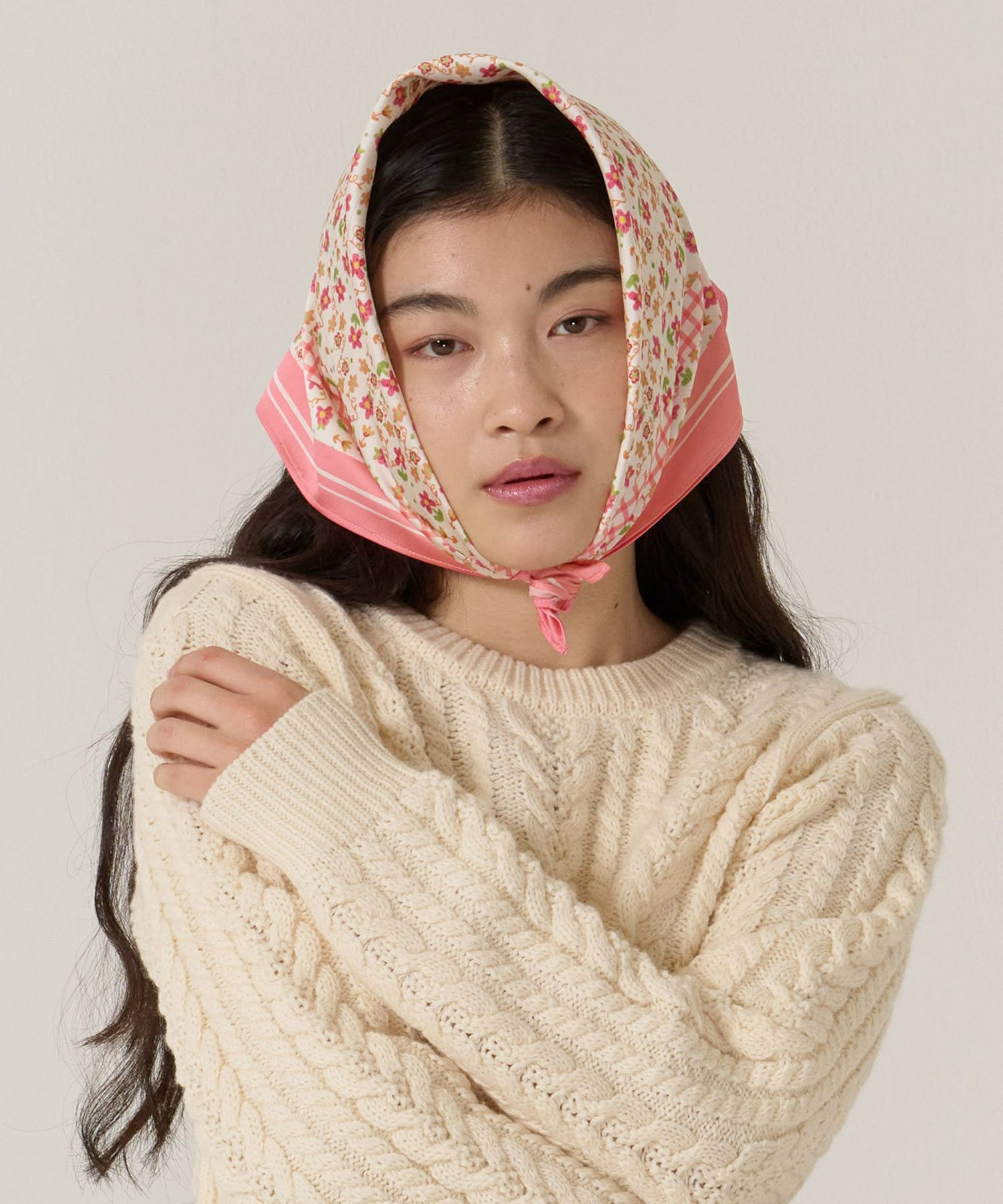 スカーフ/花柄/オリジナル