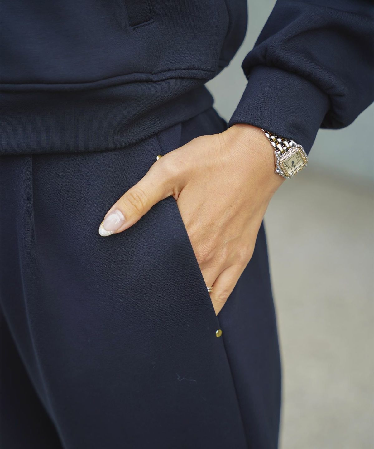 ボトムス パンツ ダンボールニット 伸縮 リラックス ストレートパンツ ワイドパンツ ポケット ピンク ネイビー カジュアル 上品 エレガント フェミニン スポーツ 運動会