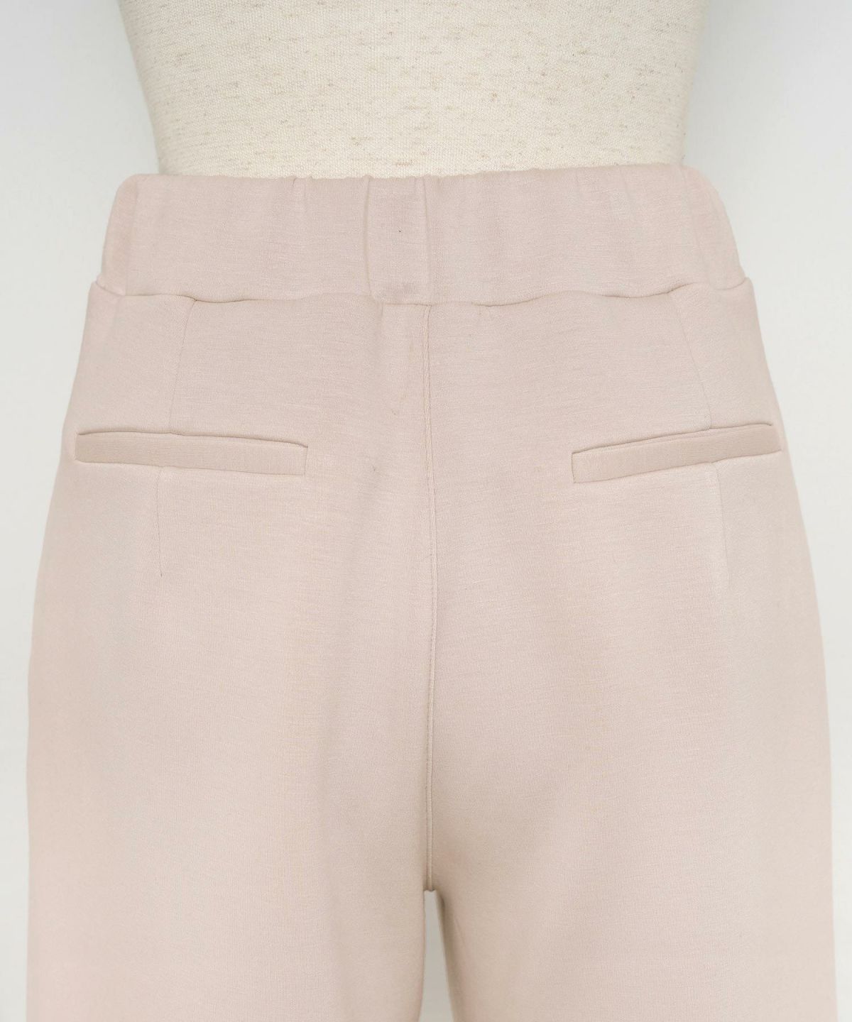 ボトムス パンツ ダンボールニット 伸縮 リラックス ストレートパンツ ワイドパンツ ポケット ピンク ネイビー カジュアル 上品 エレガント フェミニン スポーツ 運動会