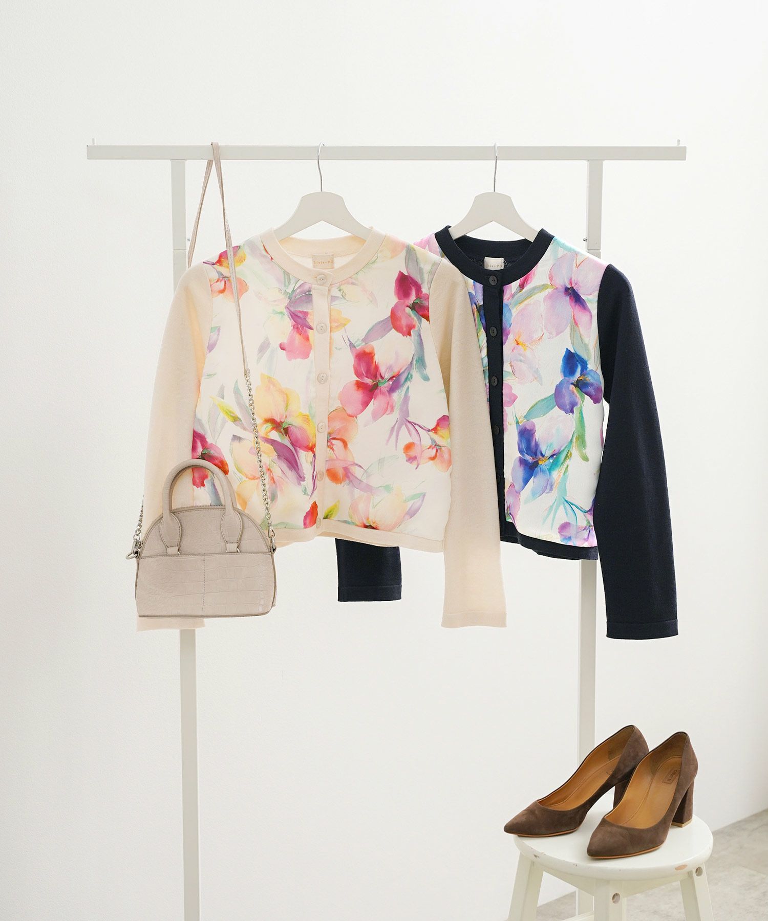 手洗い可 日本製 大人可愛い 上品 きれいめ ドッキング 大人カジュアル オフィス フェミニン 柄 ジョイントスペース