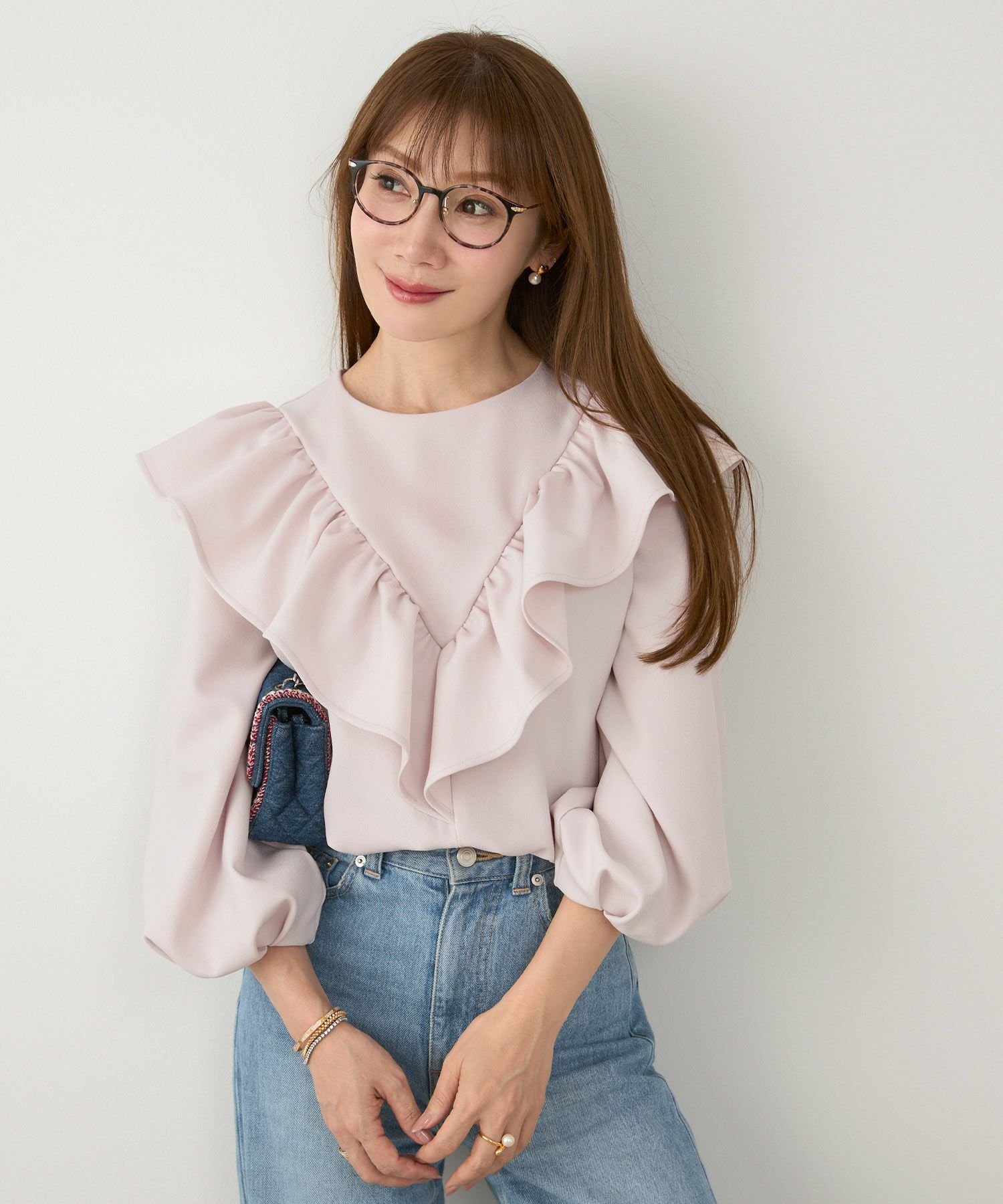 手洗い可 日本製 大人可愛い 上品 きれいめ オフィス 大人カジュアル フェミニン アンチピリング ジョイントスペース