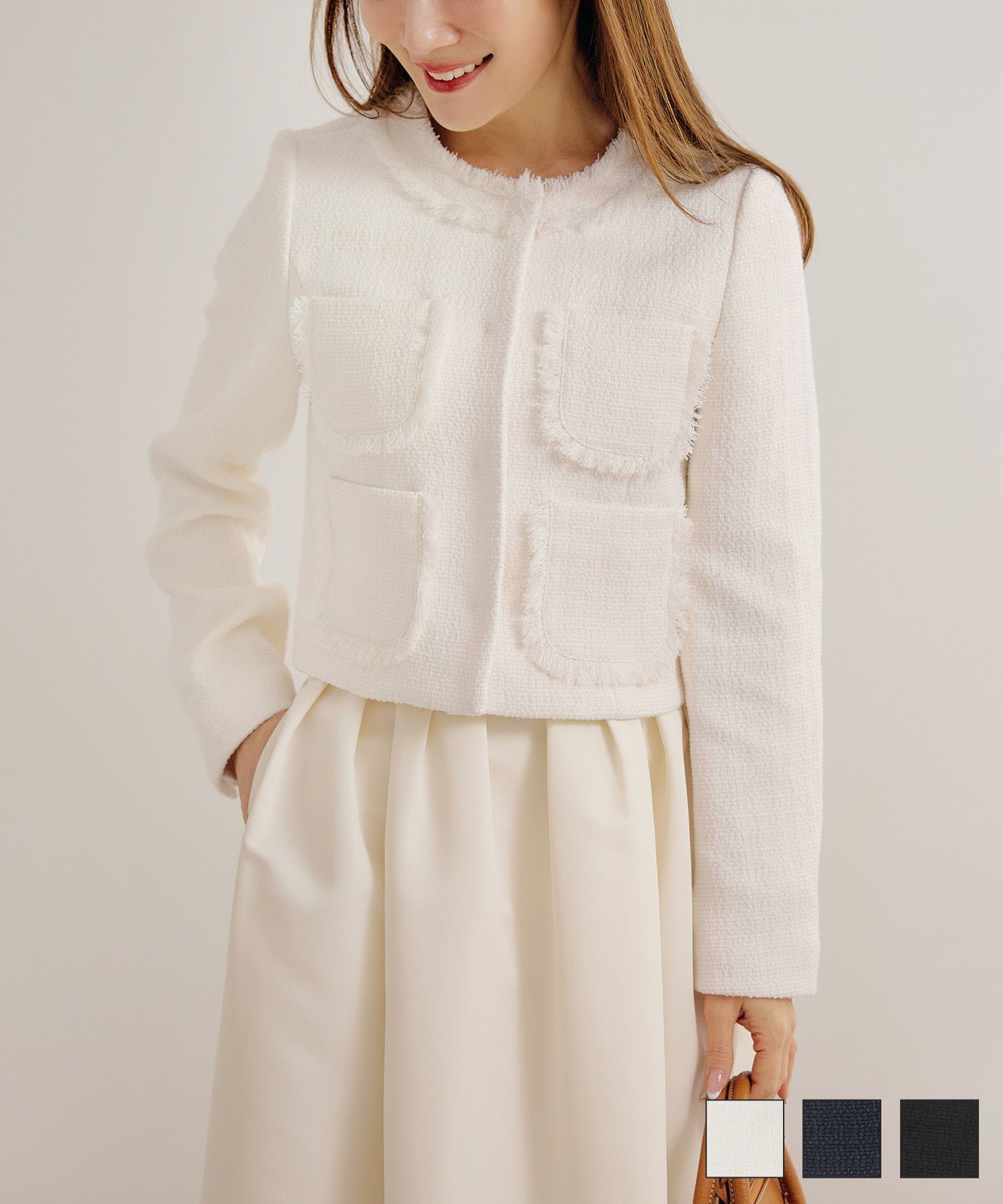 オケージョン フリンジ ジャケット Liala×PG