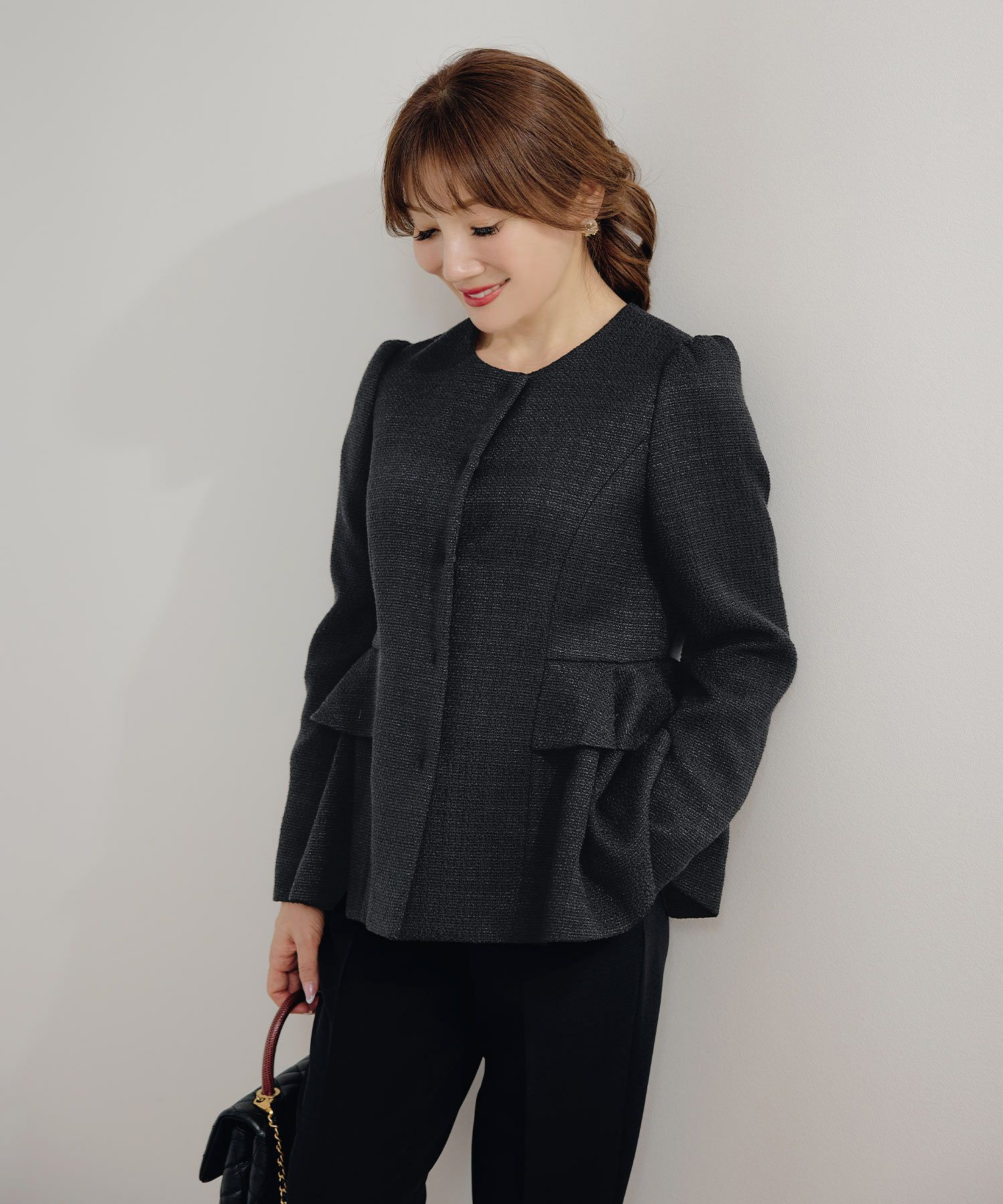 オケージョン 入卒園 上品 フォーマル セレモニー 大人可愛い 体型カバー S/M/L ジョイントスペース