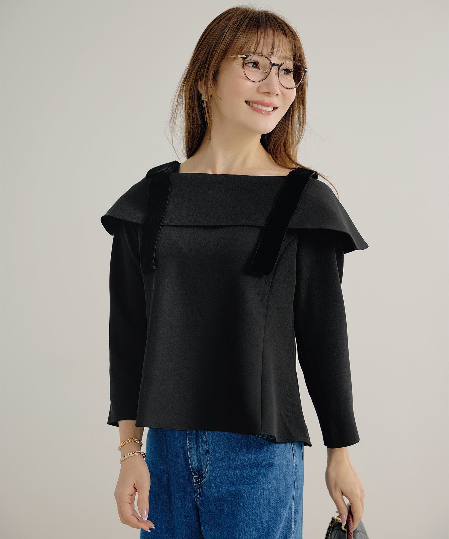 手洗い可 大人可愛い 上品 きれいめ オフィス 大人カジュアル フェミニン 白黒 ジョイントスペース