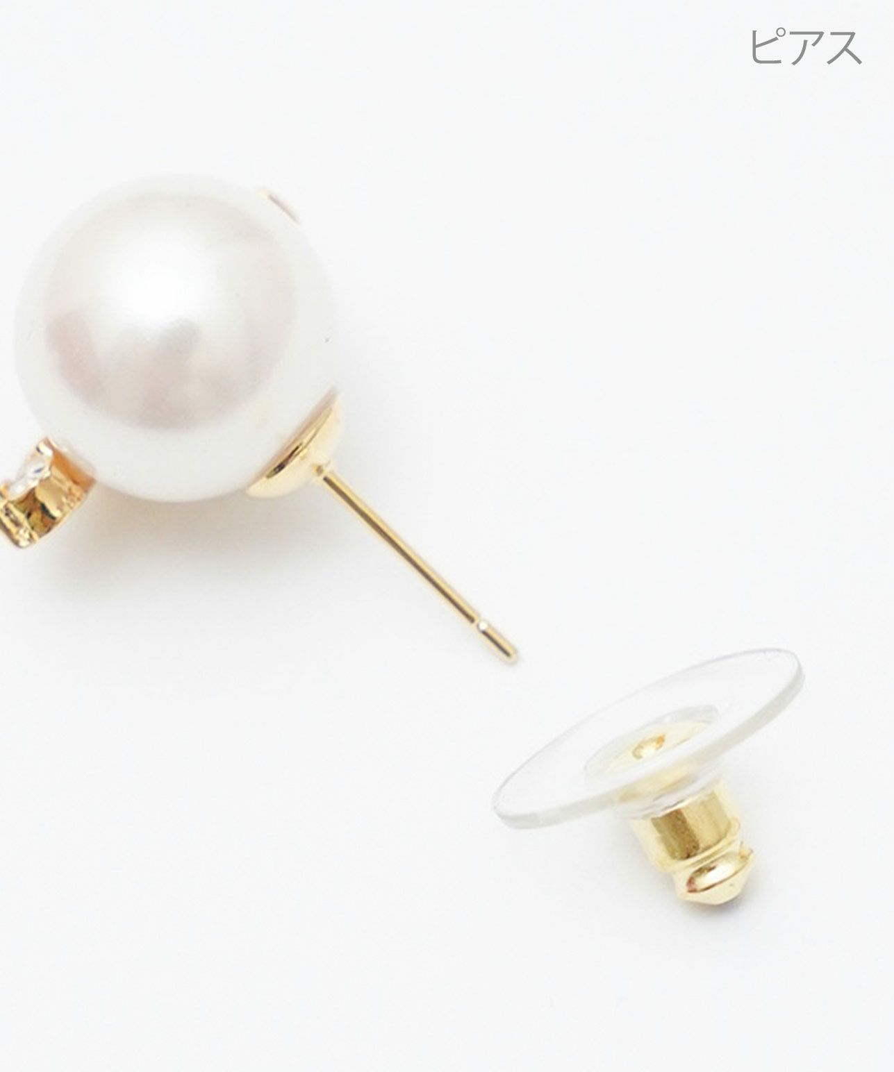 クラウン パール ピアス イヤリング Crown Pearl Pierce Earring