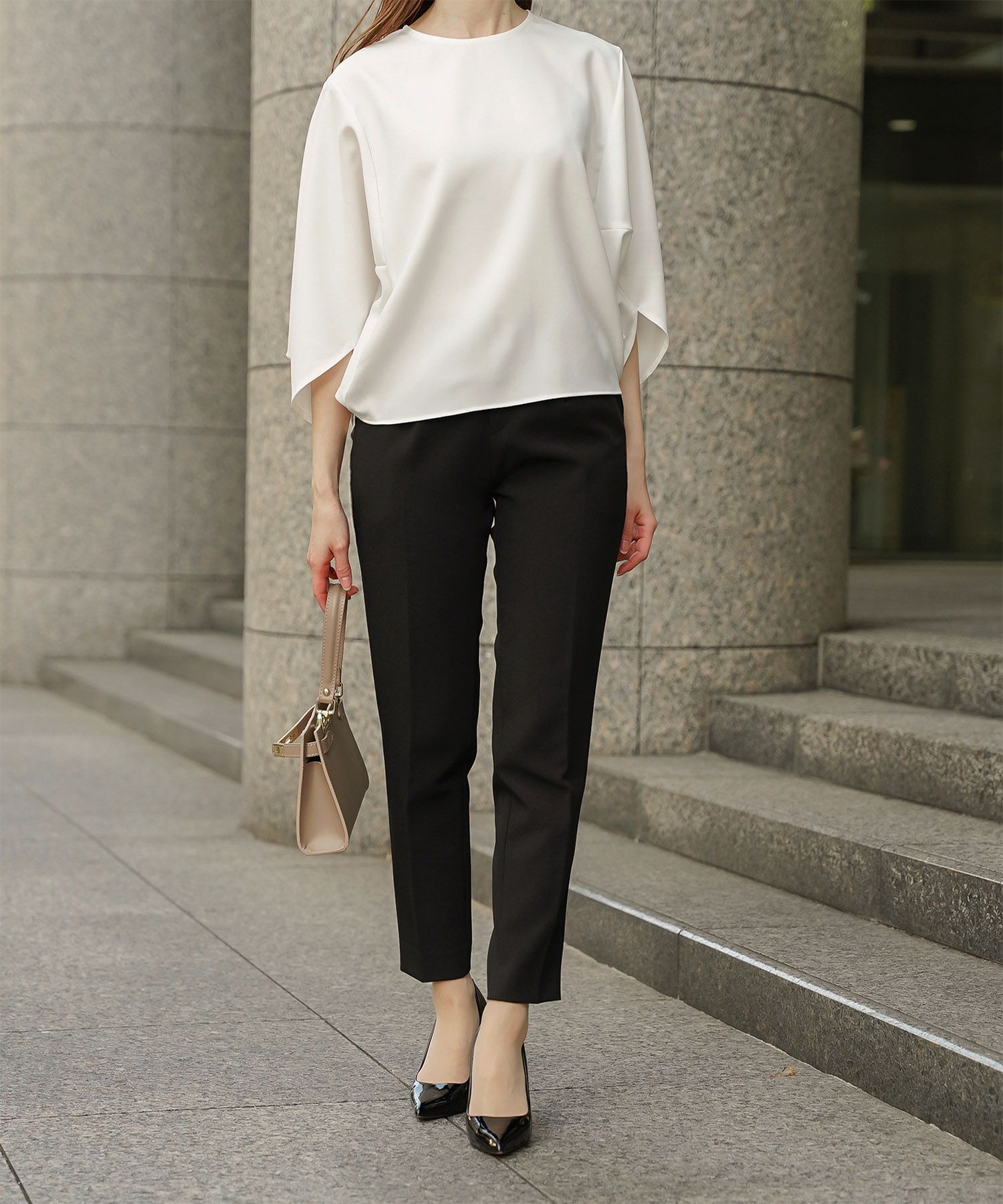 ミナペルホネン　kドルマンスリーブブラウス　36 ミナペルホネン kドルマンスリーブブラウス 36