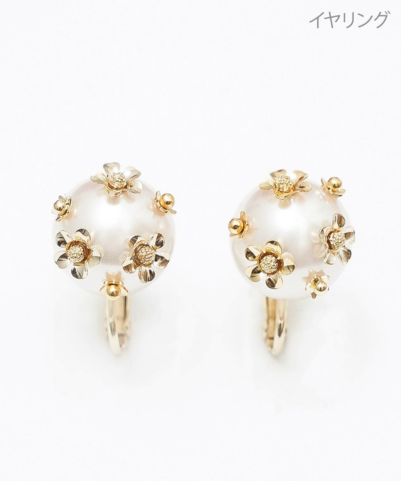 ムーン パール ブロッサム ピアス イヤリング Moon Pearl Blossom Pierce Earring