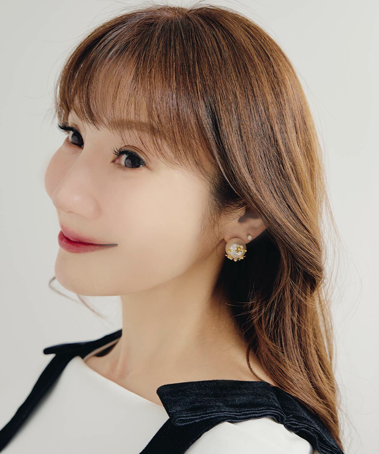 ムーン パール ブロッサム ピアス イヤリング Moon Pearl Blossom Pierce Earring