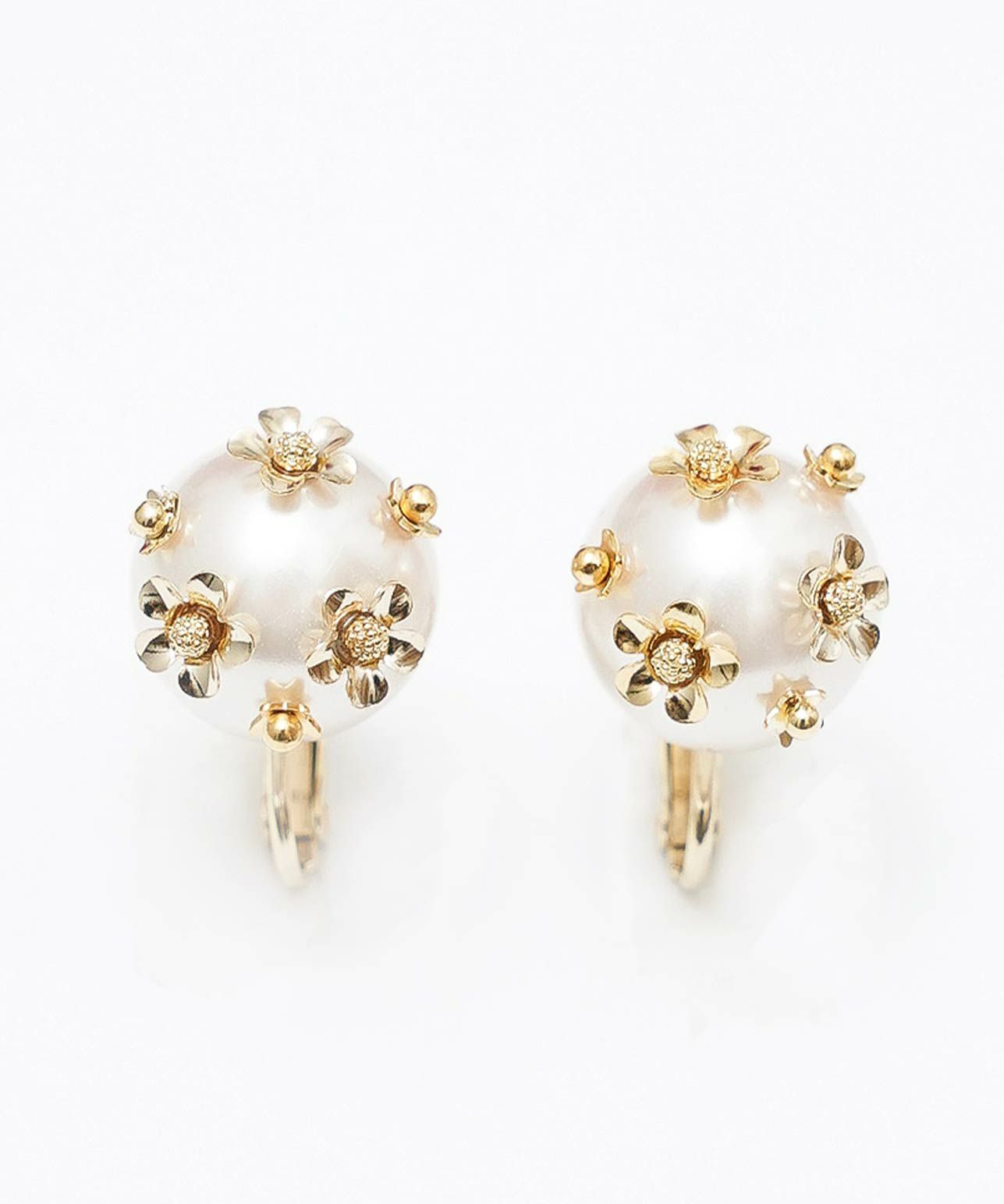 ムーン パール ブロッサム ピアス イヤリング Moon Pearl Blossom Pierce Earring