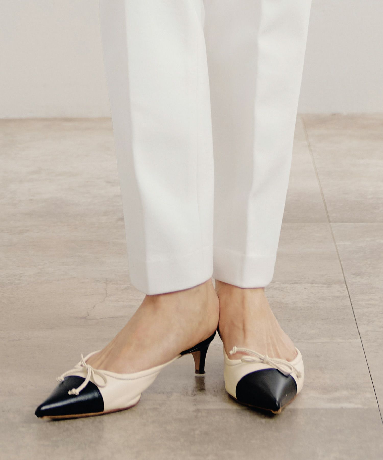 手洗い可 レディース オフィス 大人カジュアル きれいめ 秋冬春 上品 美脚 ジョイントスペース