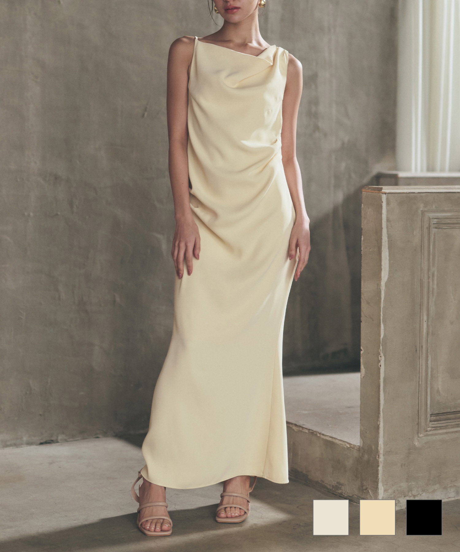 ビーナス ドレープ キャミソール ワンピース KINO THE KEI