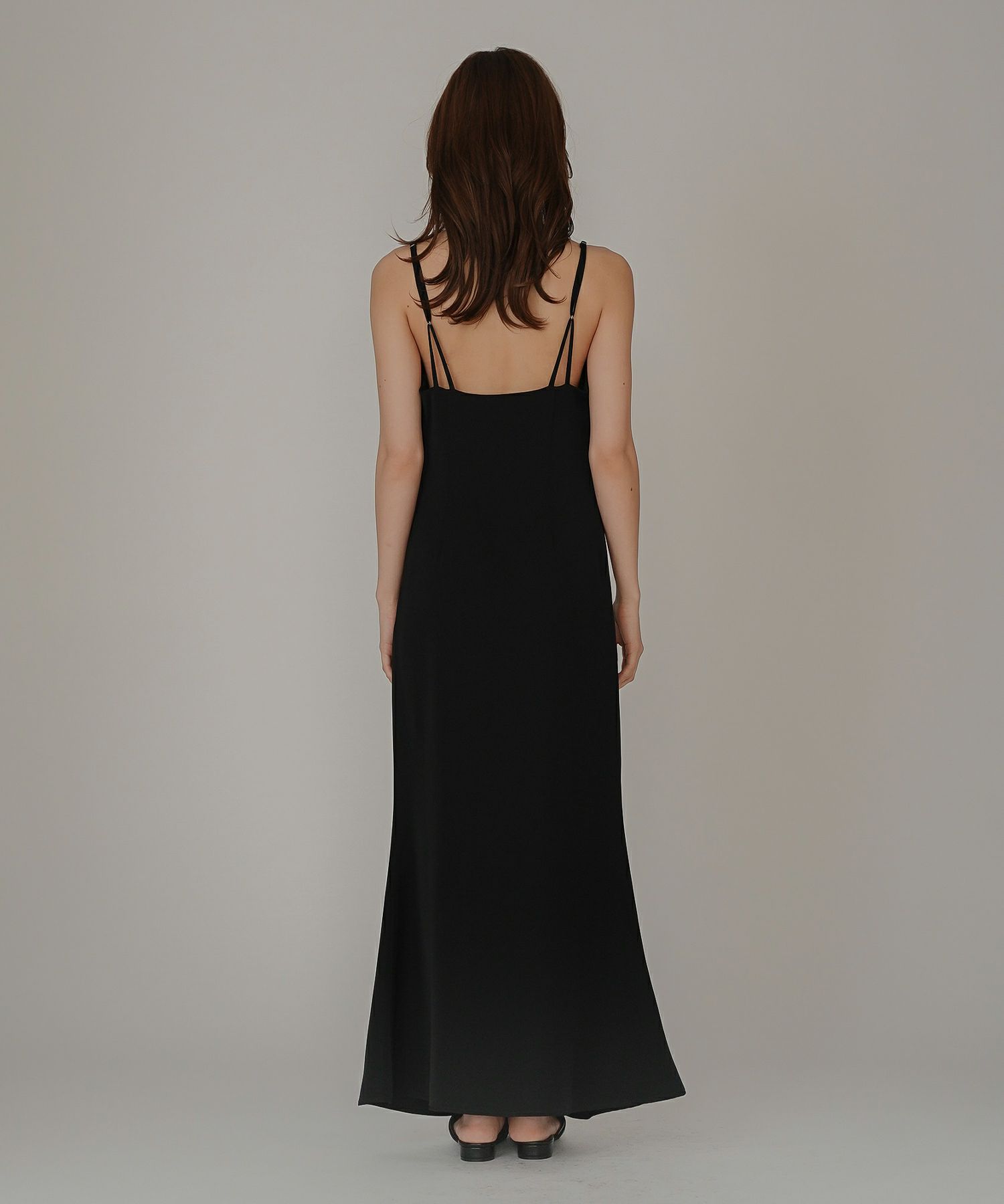 ドレス ドレープワンピ ロングワンピ パックオープン 背中開き 前撮り 乾坤式 参列 二次会 パーティ ディナーラウンジ 女性らしい タイト モテワンピ デートコーデ 大人 ディナー あざと可愛い 肌見せ 韓国風 綺麗め 細見え カジュアル スタイル盛れ KINO THE KEI