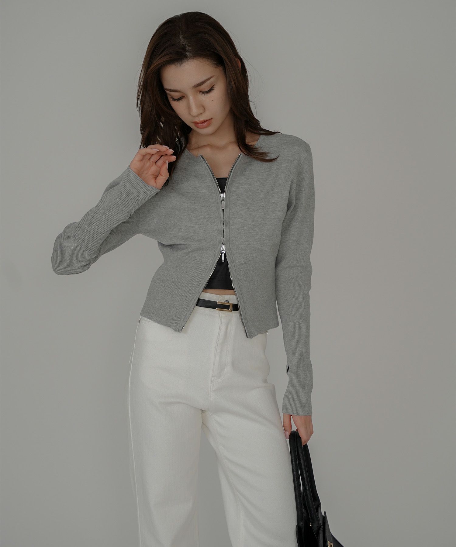 リラックスウェア スウェット 短丈ニット Y2K パジャマ 部屋着 ダル着 モテニット カットソー デートコーデ ドライブ 空港ファッション 大人 あざと可愛い 肌見せ 韓国風 綺麗め 細見え カジュアル らくちん KINO THE KEI