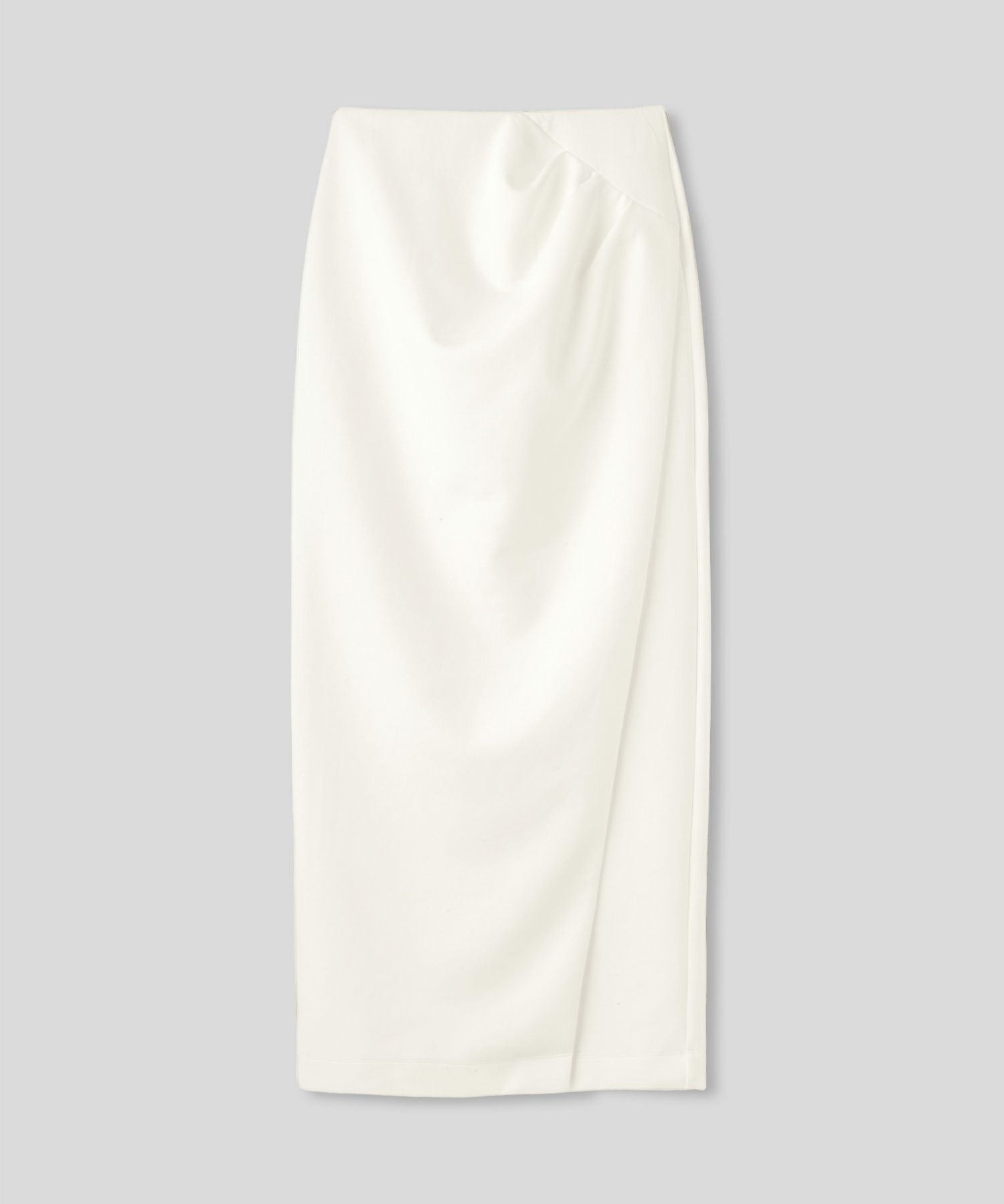 ナロースカート 骨スト ロングスカート タイトスカート モテニット カットソー デートコーデ ディナー 大人 あざと可愛い 肌見せ 韓国風 綺麗め 細見え カジュアル ウエストカバー お腹周りカバー らくちん KINO THE KEI