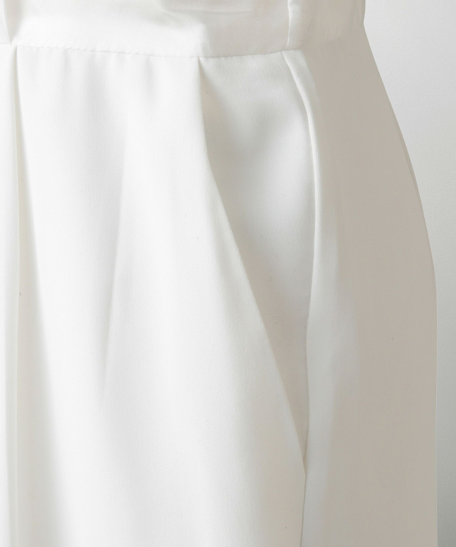 フレアヘム オールインワン レディース ファッション オケージョン ホワイト ブラック M