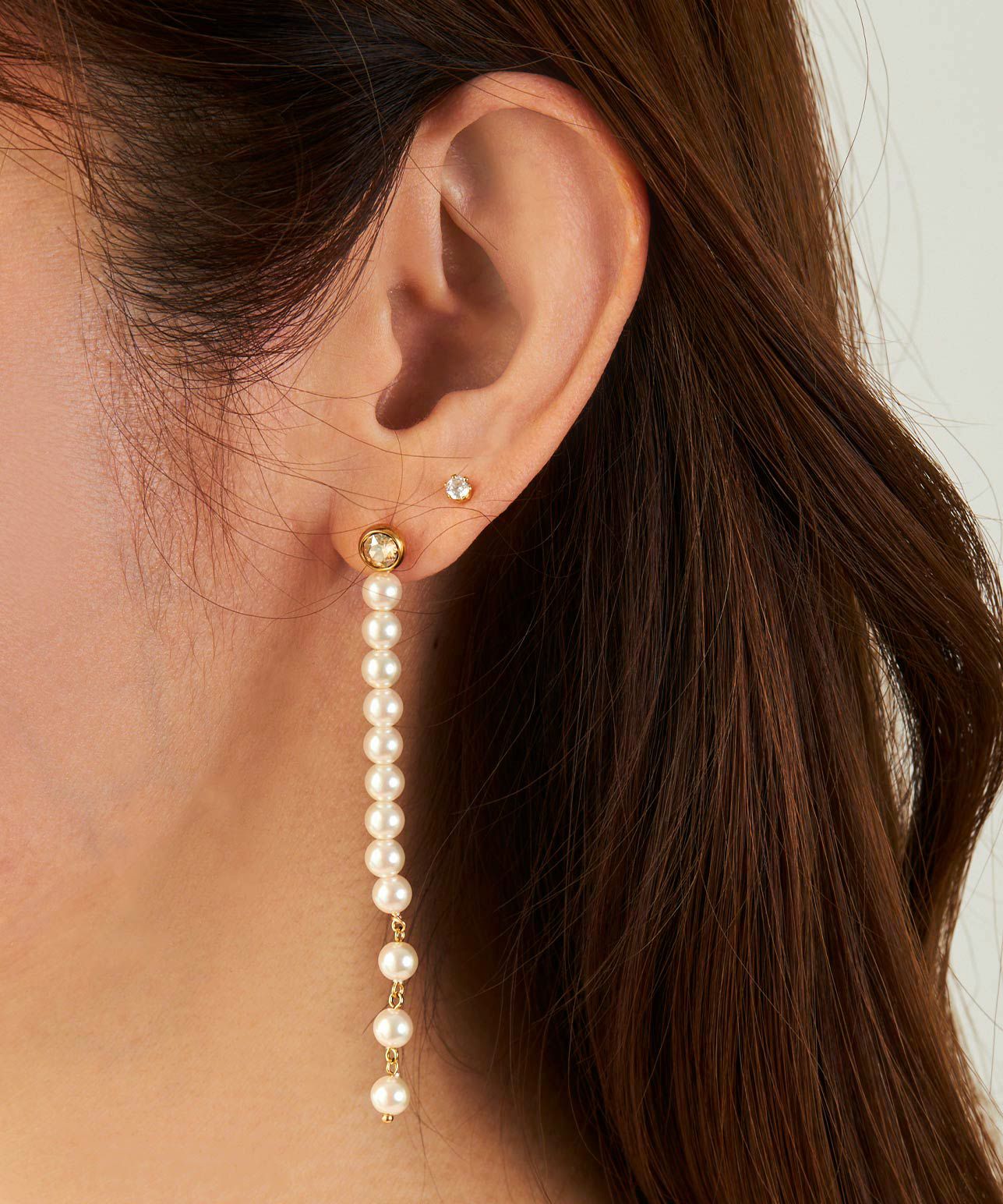 グレース ライン パール ピアス イヤリング Grace Line Pearl Pierce Earring