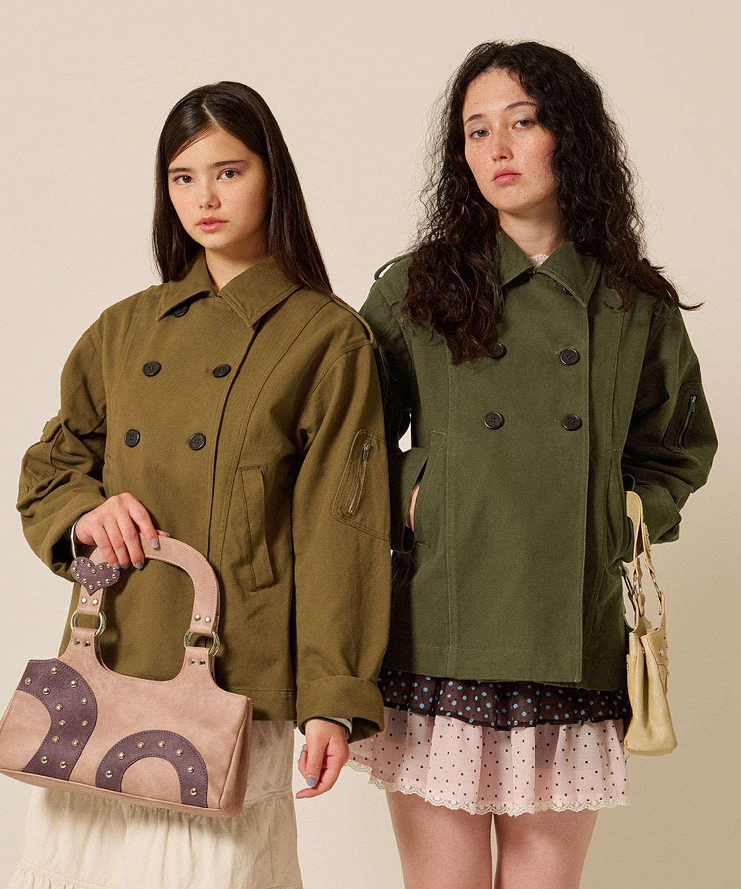 2/上旬頃発送予定！オーバーサイズ スプリングコート TINA：JOJUN 全2