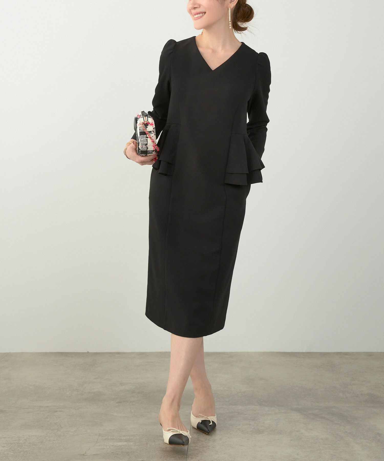 手洗い可 きれいめ オケージョン フォーマル 上品 体型カバー オフィス 大人カジュアル ジョイントスペース