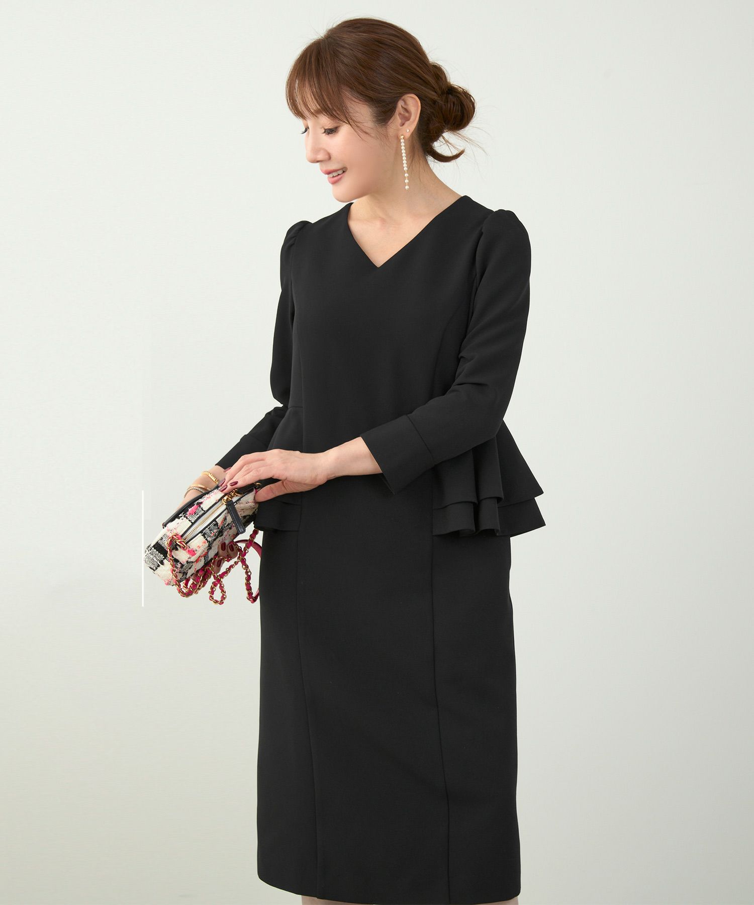 手洗い可 きれいめ オケージョン フォーマル 上品 体型カバー オフィス 大人カジュアル ジョイントスペース