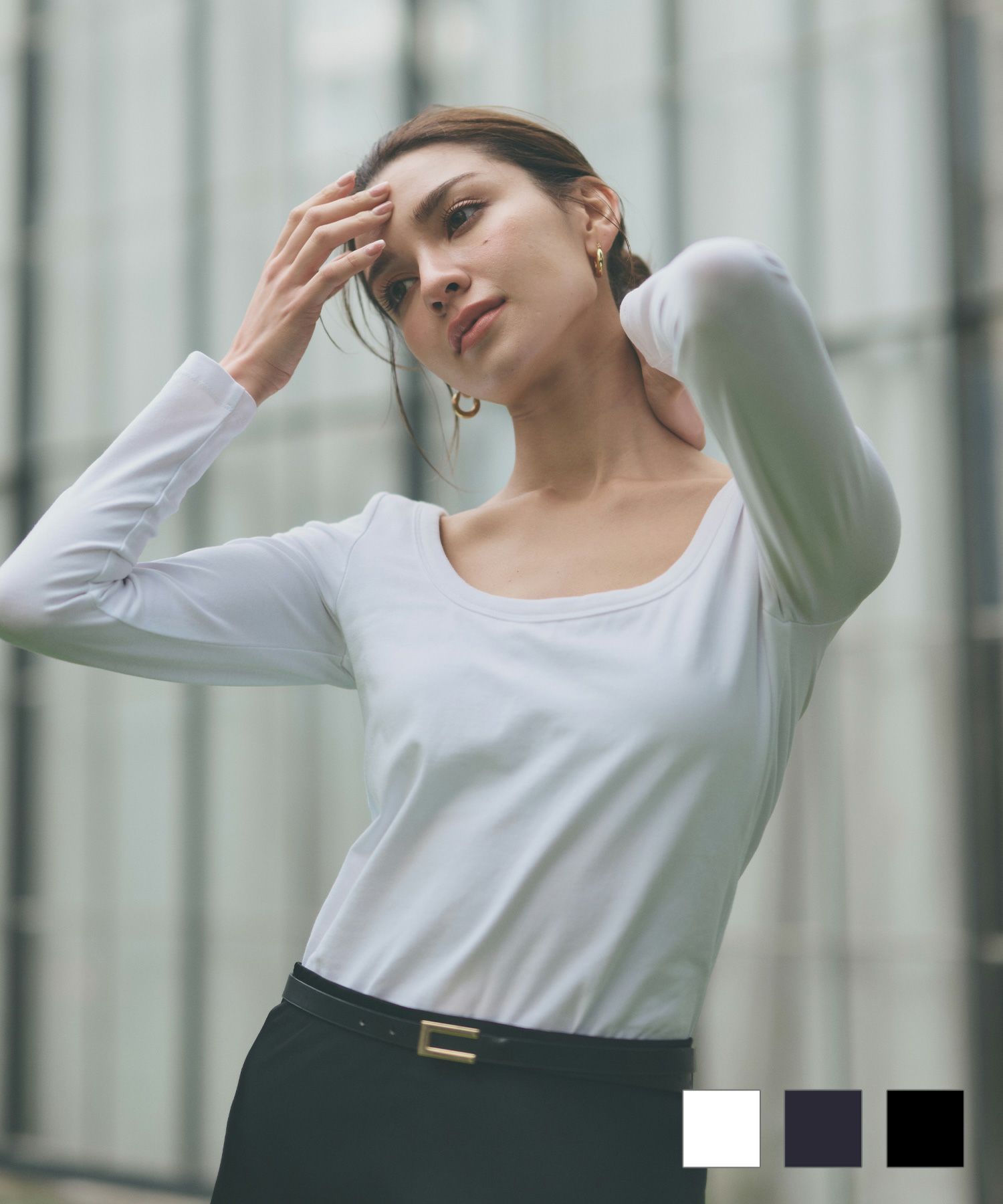 WATERSIDE＆DAILYWEAR バック オープン ボディスーツ KINO THE KEI 全3