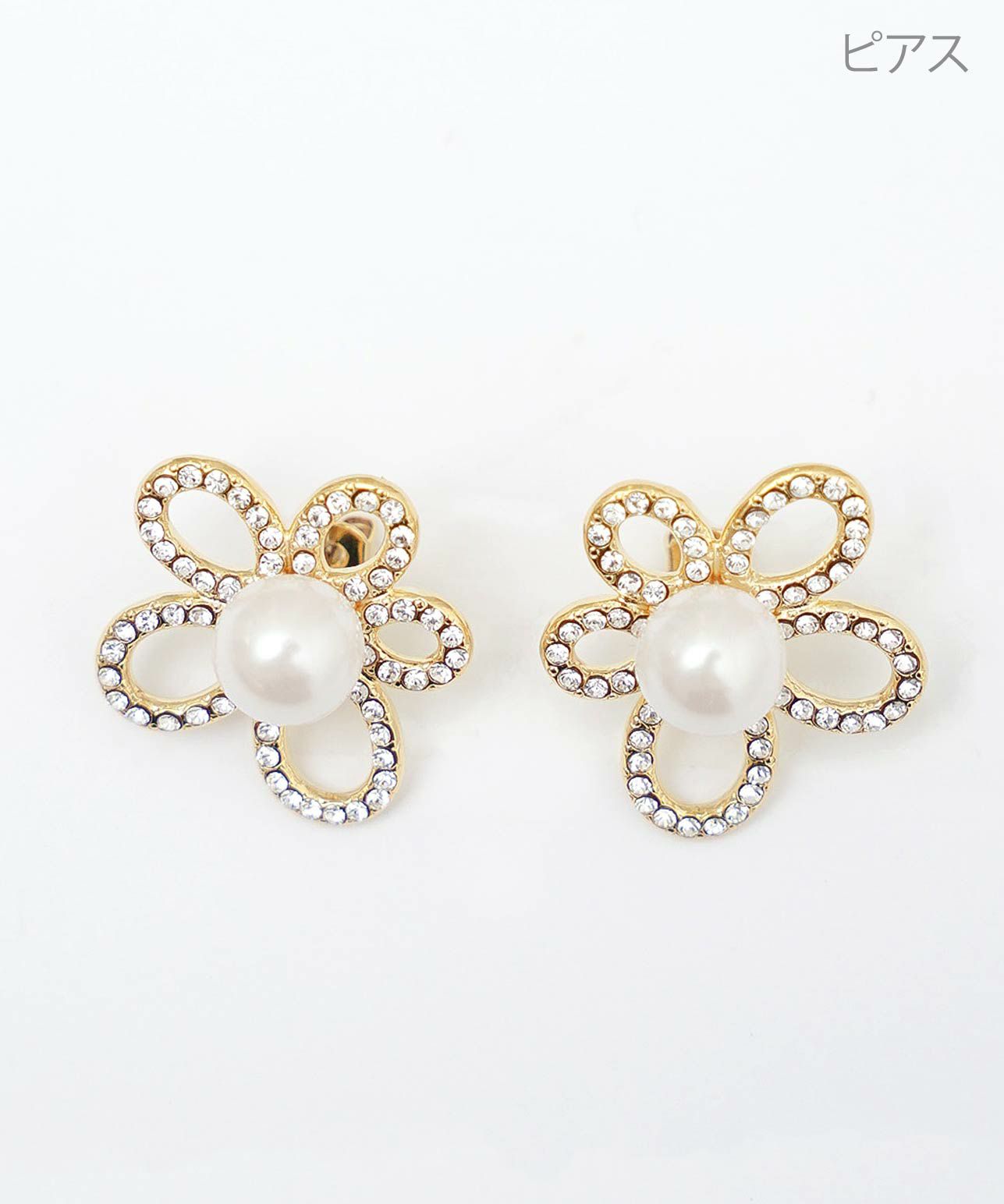 グレース ブルーム パール ピアス イヤリング Grace Bloom Pearl Pierce Earring