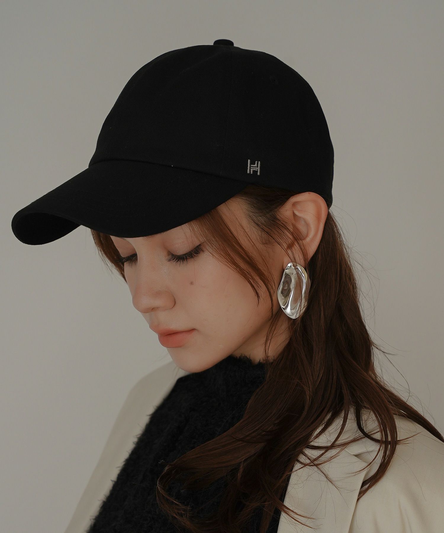 ポイント刺繍 バイザー キャップ KINO THE KEI 全2色｜ktk914-0195【1