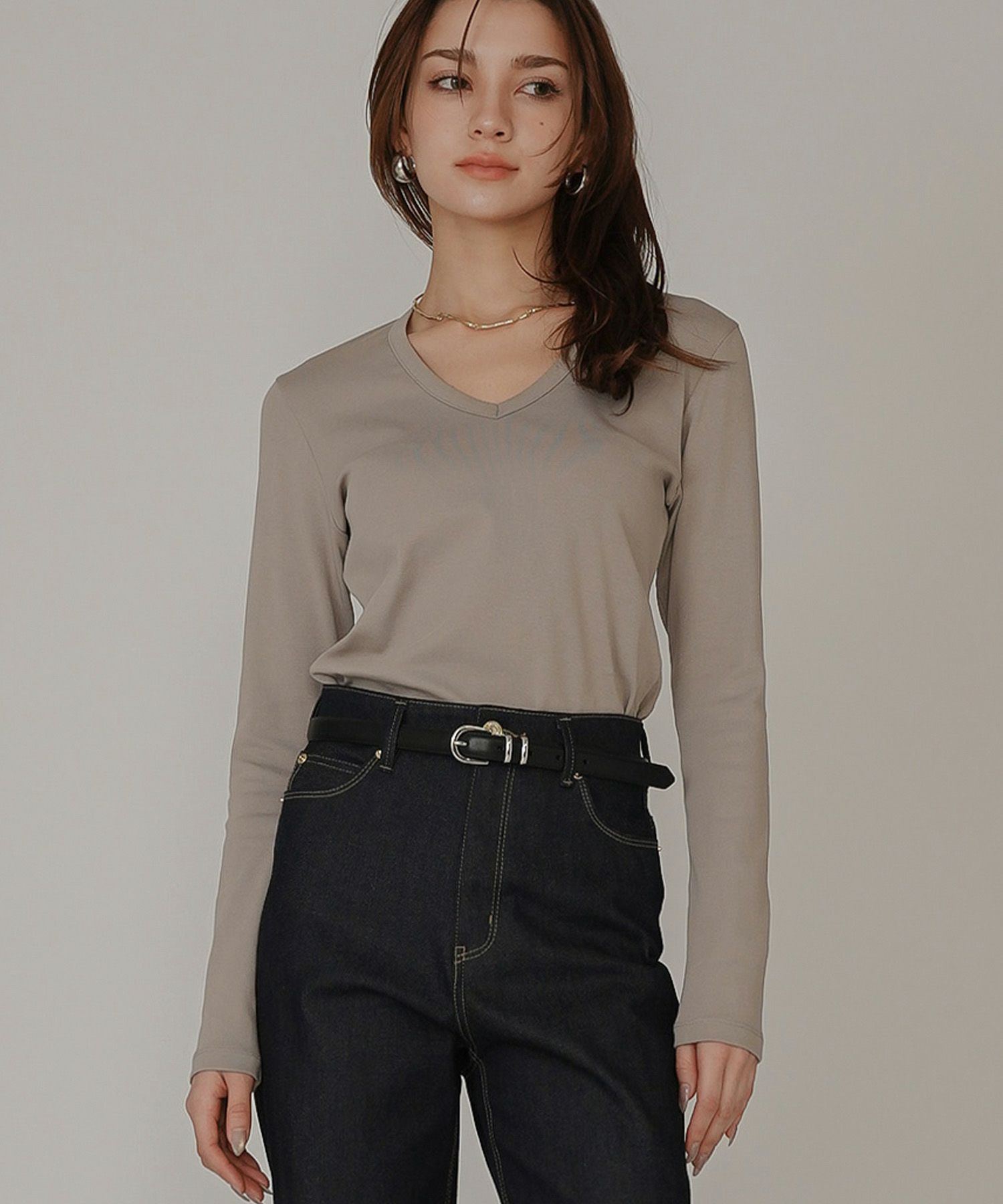 リラックス 休日 ワークアウト ヨガ ジム ウェア ランニング ウォーキング 通勤 通学 ベーシック タイトシルエット スリット入り リブ カジュアル エレガント 海外系 きれいめ 韓国風 韓国系 スタイル盛れ KINO THE KEI