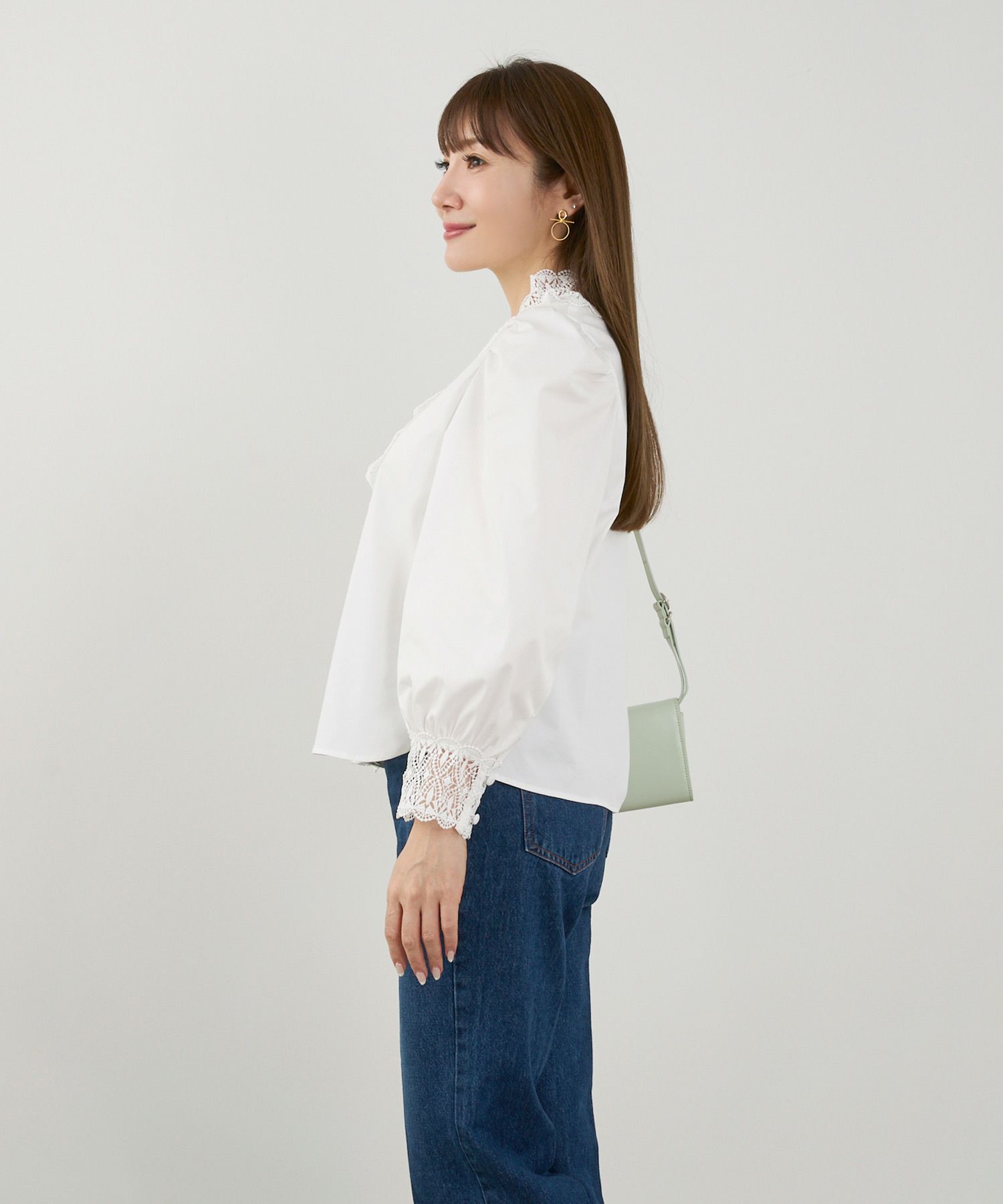 手洗い可 オケージョン 大人可愛い 上品 きれいめ オフィス 大人カジュアル フェミニン 白黒 ジョイントスペース