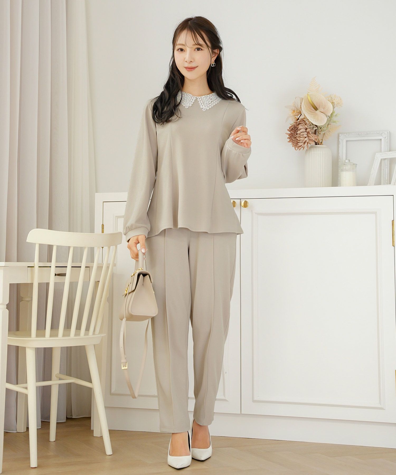 新色追加 手洗い可 オフィス おしゃれ フェミニン 透け感 涙開き カフス 上品 きれいめ 長袖 白 ジョイントスペース